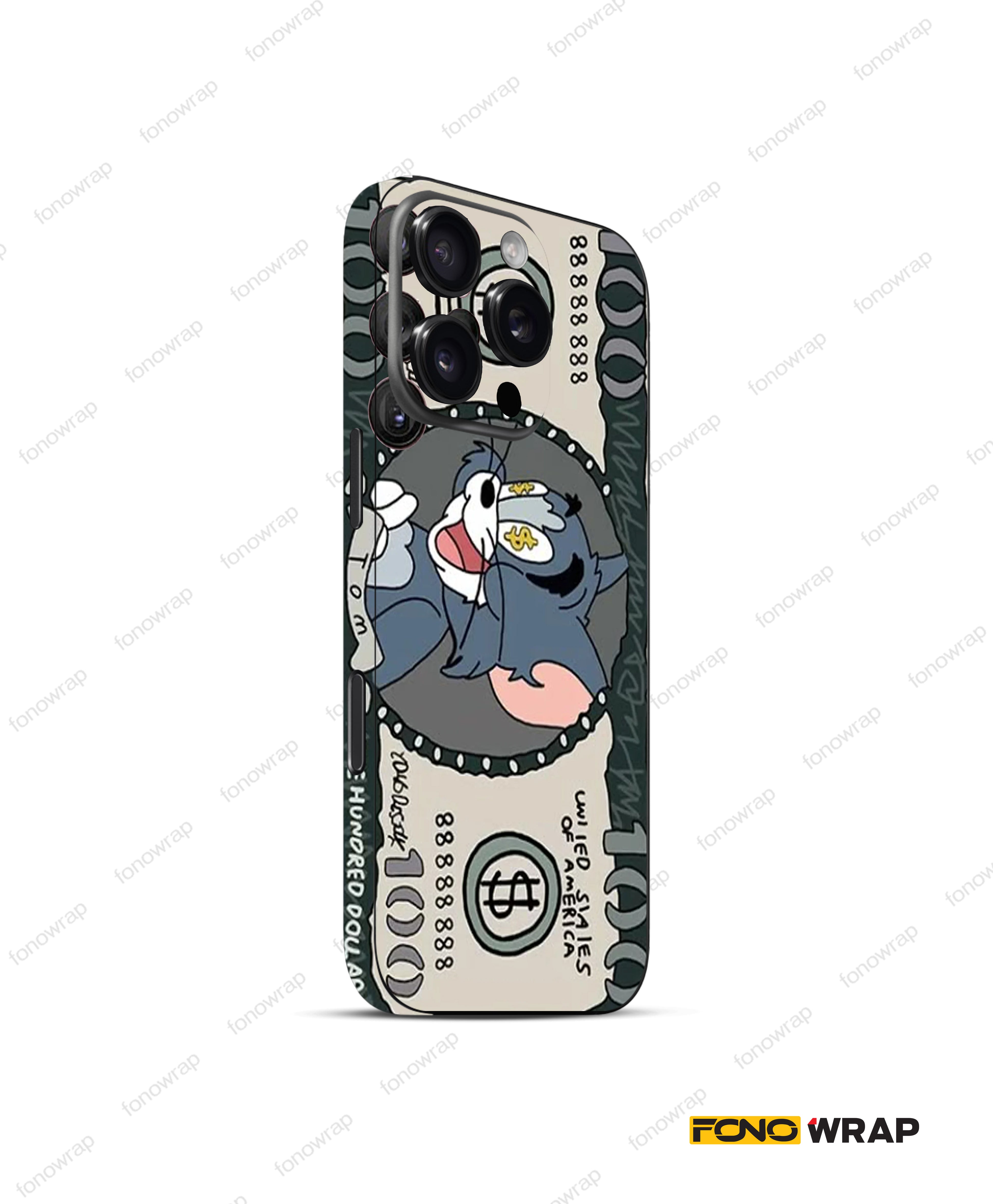 Dollar Tom 3D Embossed Mobile Skin