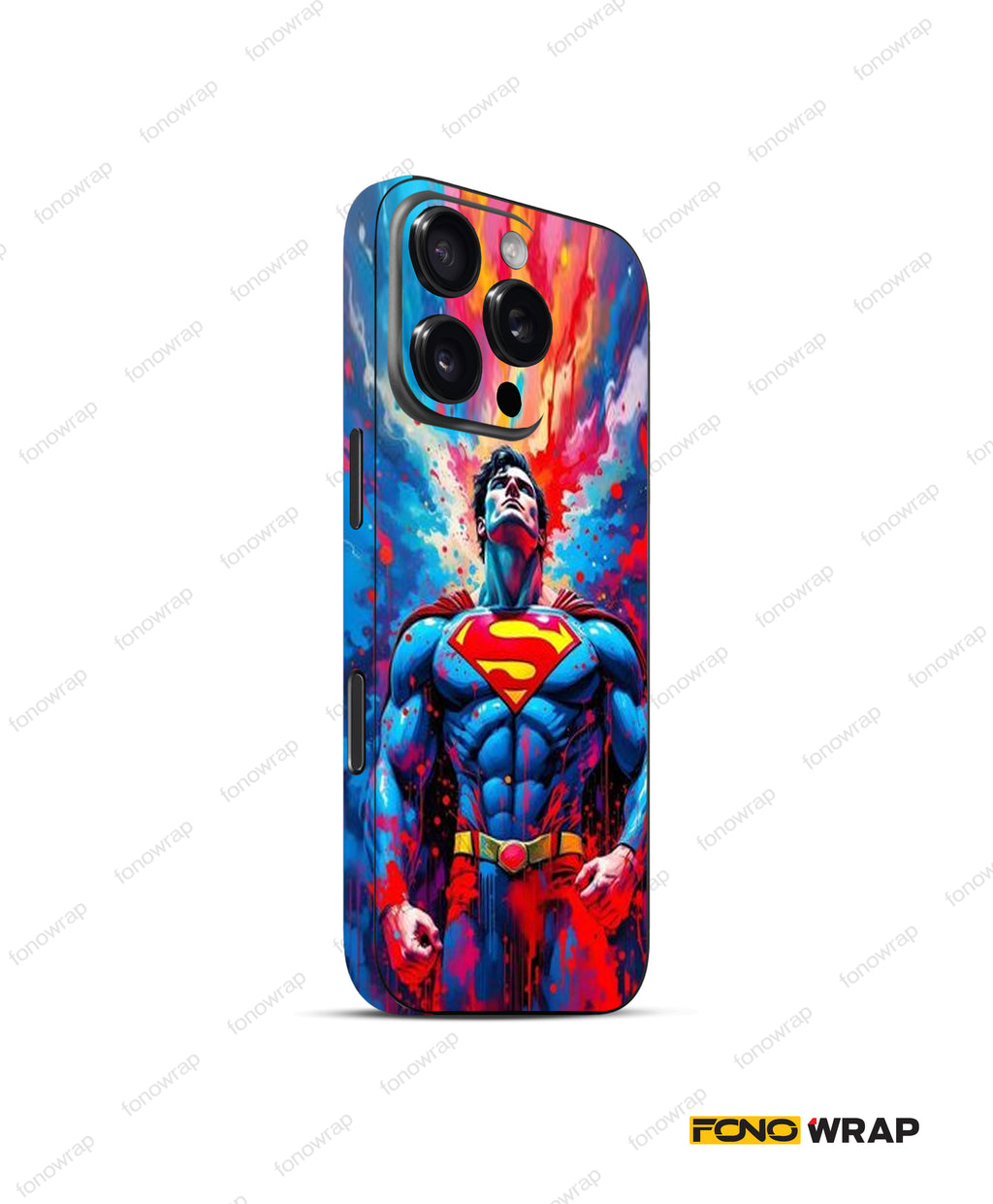 Kal-El Embossed Mobile Skin