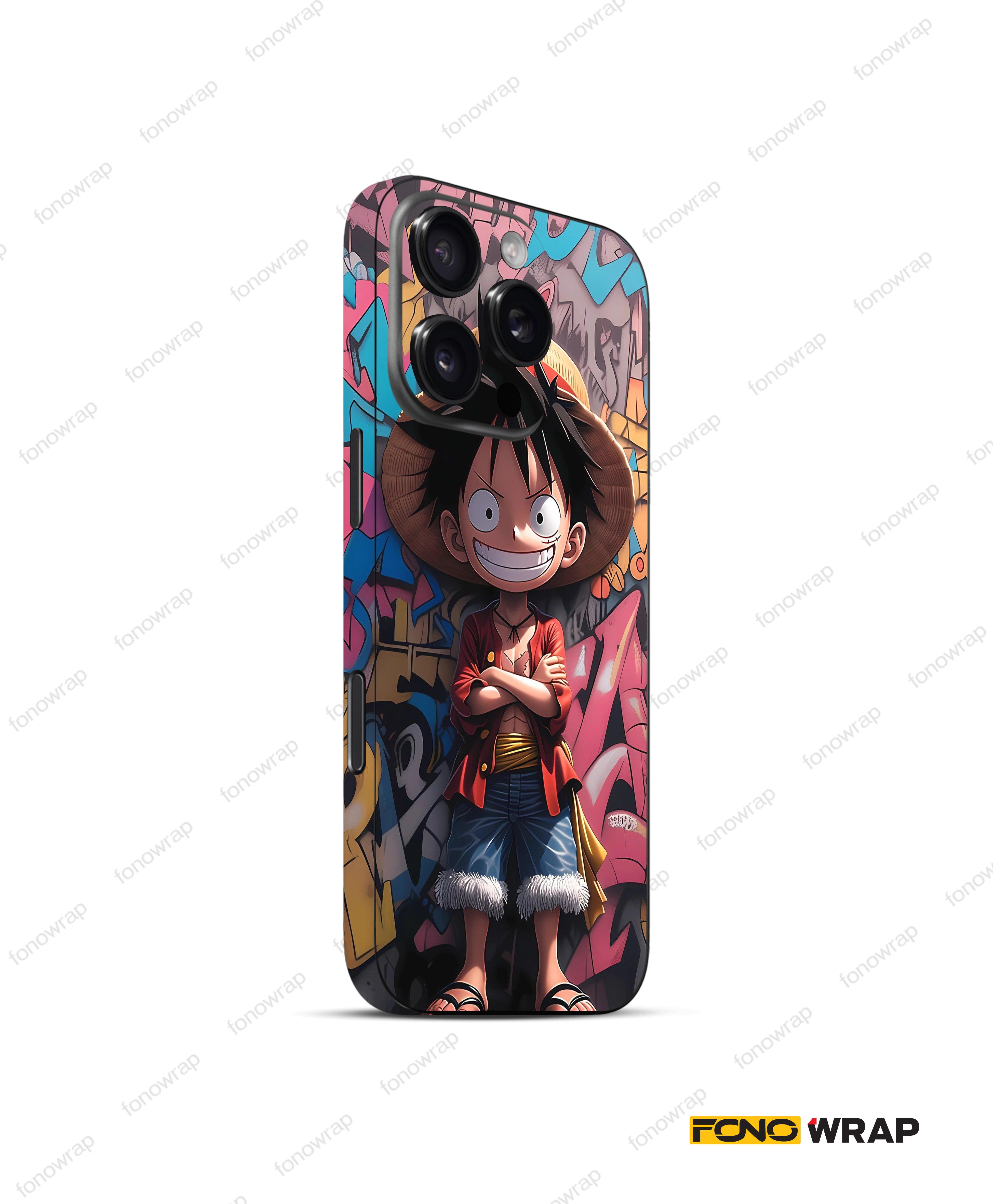 Gomu The Pirate 3D Embossed Mobile Skin