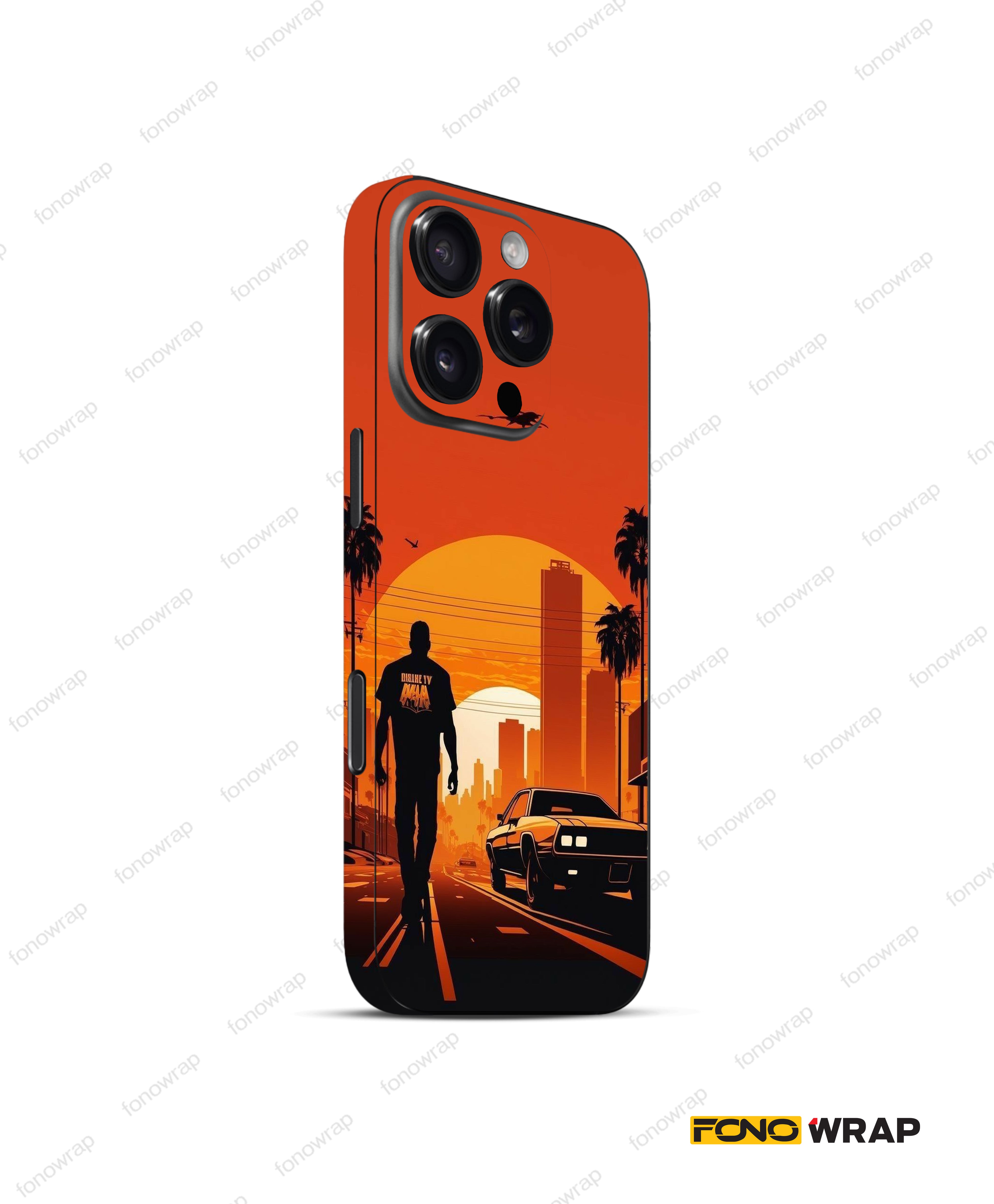 Urban Fade 3D Embossed Mobile Skin