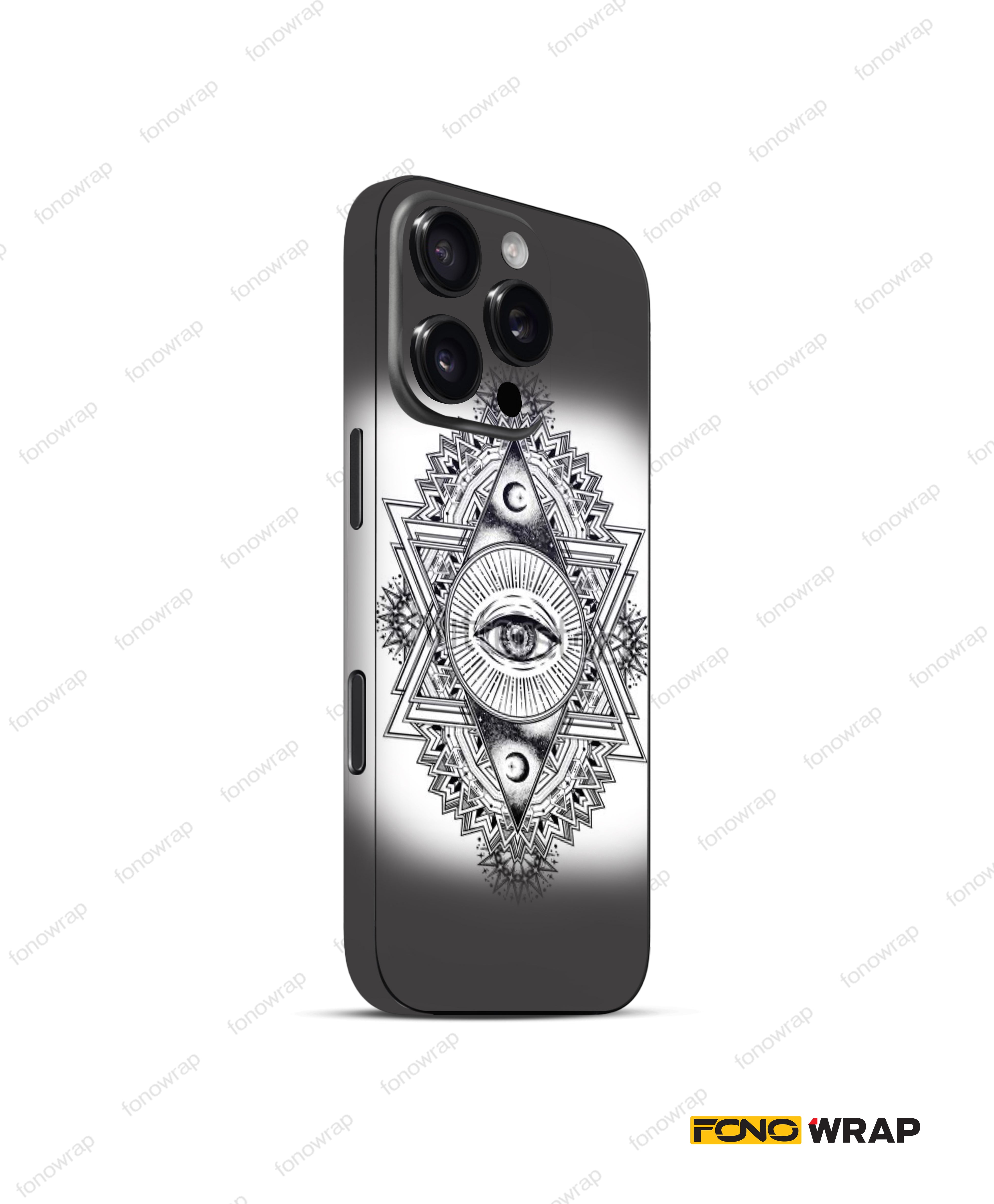 illuminati 3D Embossed Mobile Skin