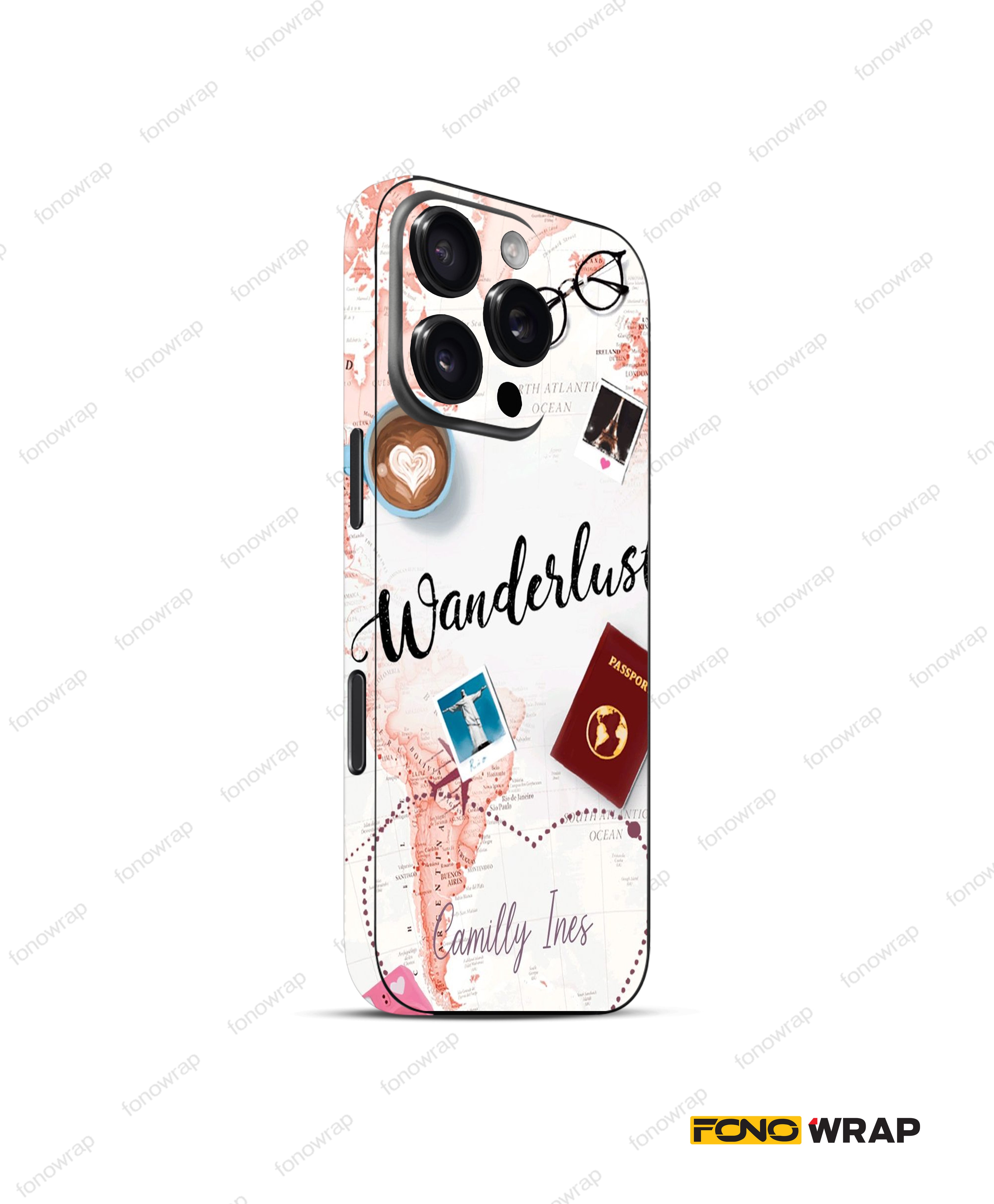 WanderLust 3D Embossed Mobile Skin