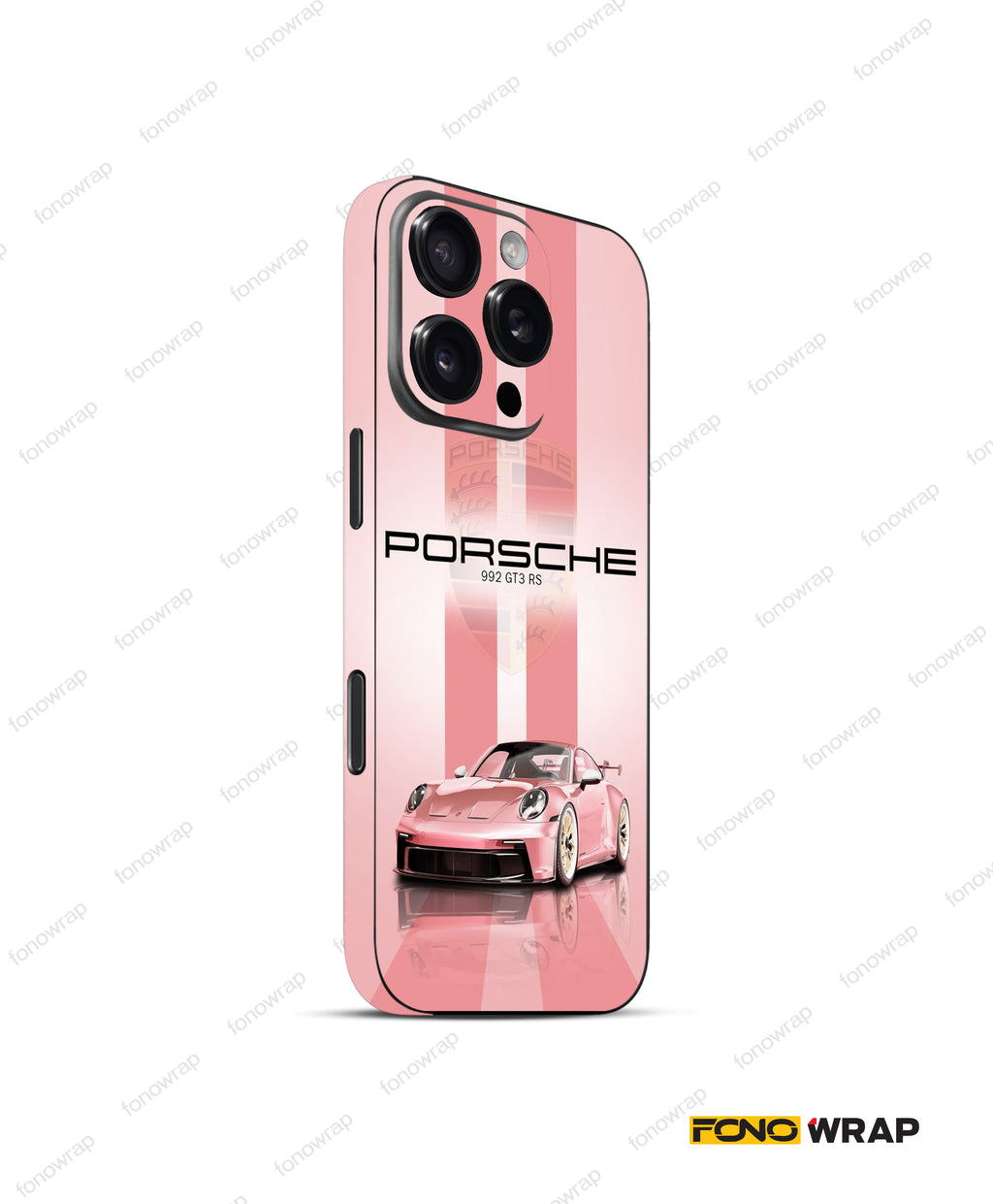 Screamer Pink Embossed Mobile Skin