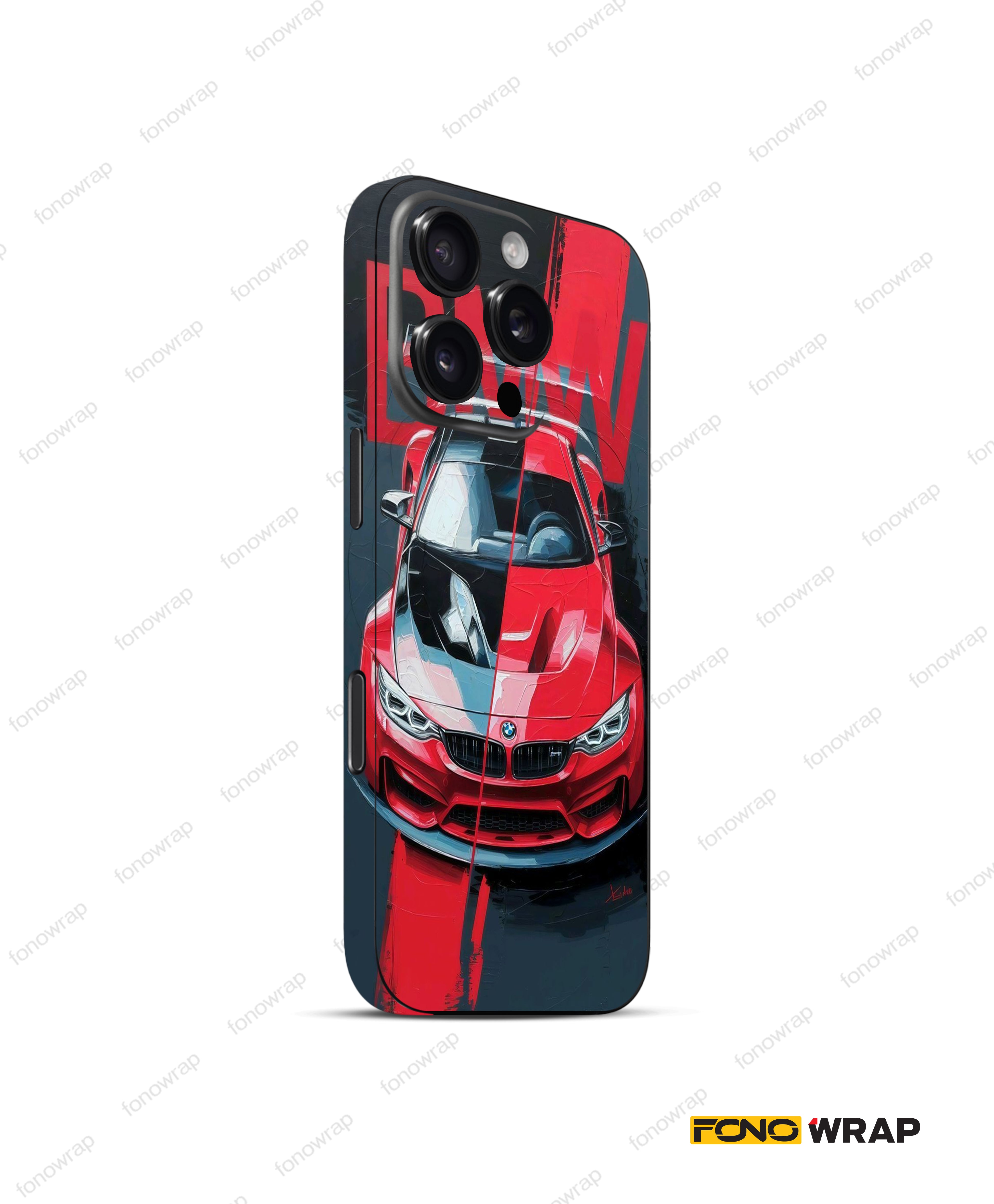 Red Venom 3D Embossed Mobile Skin
