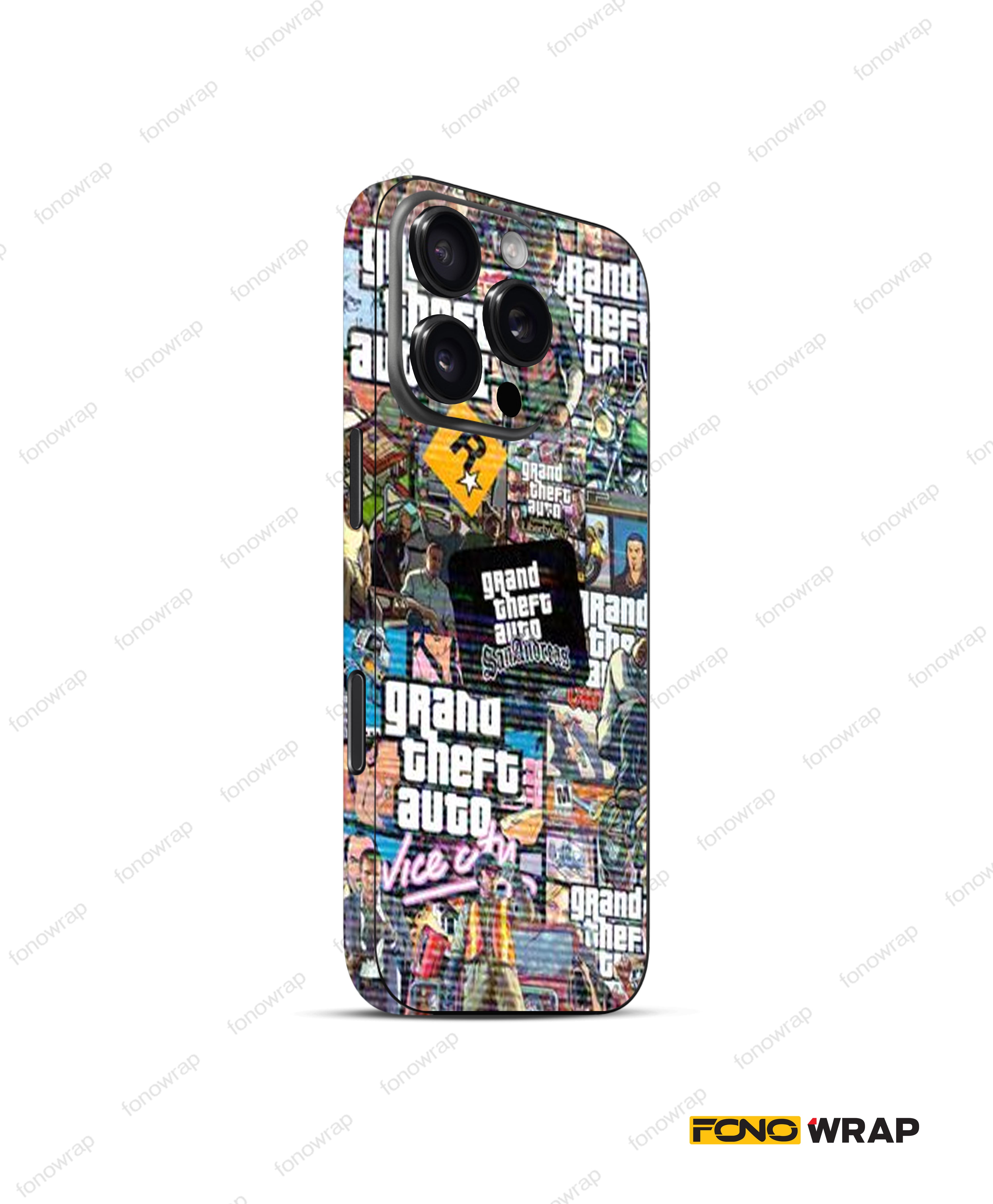 GTA 3D Embossed Mobile Skin