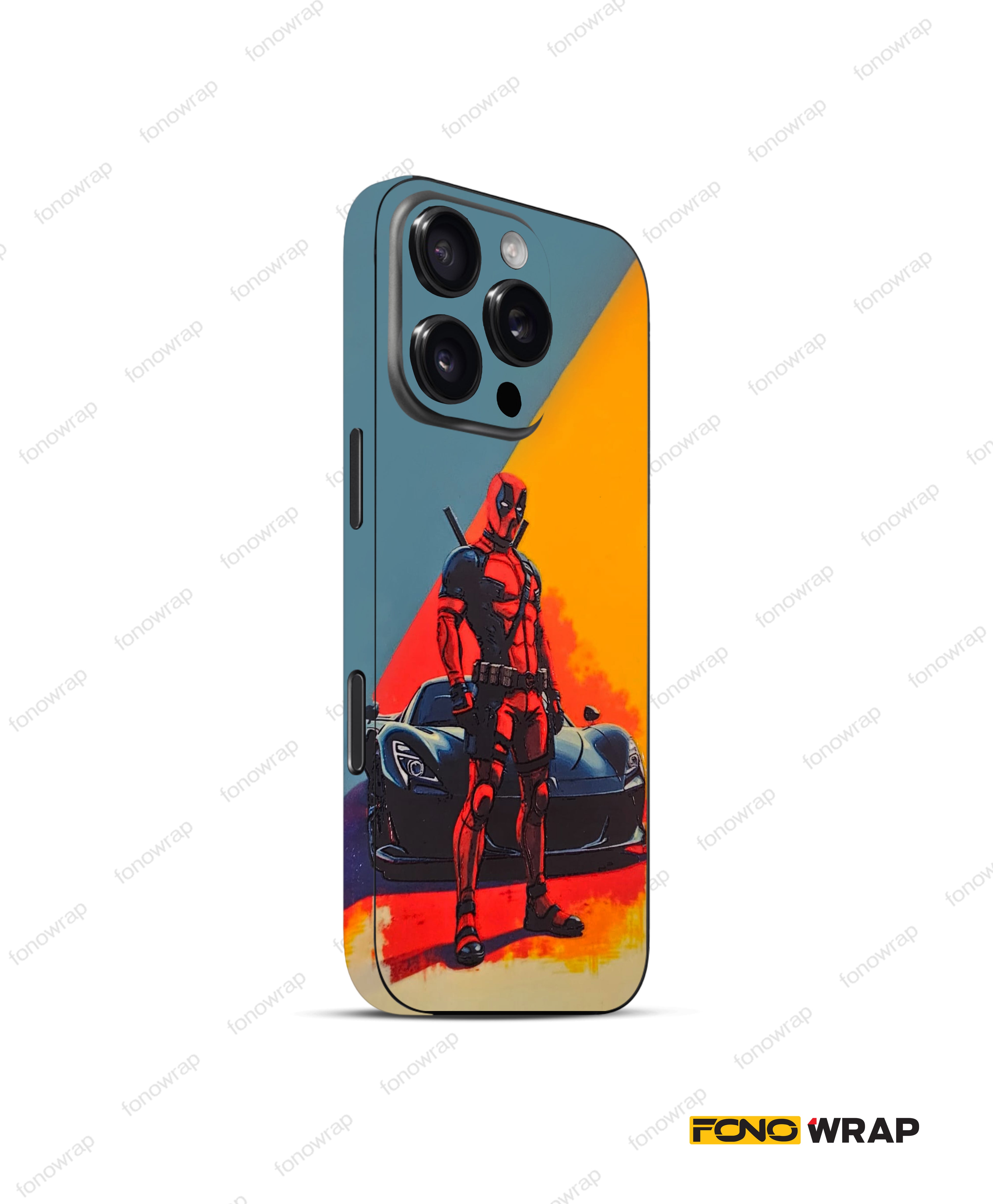 Dead Pool V2 3D Embossed Mobile Skin
