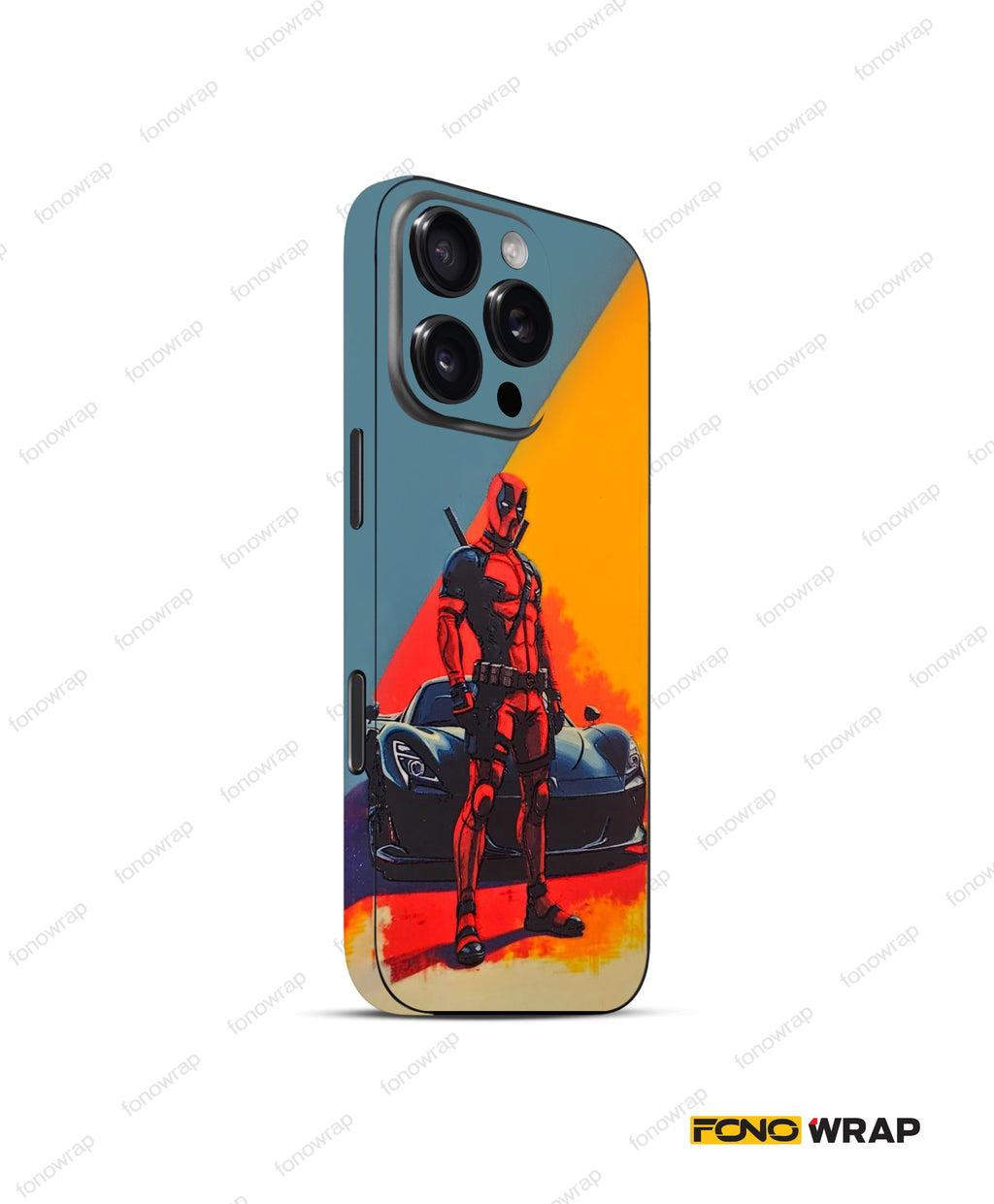 Dead Pool V2 Embossed Mobile Skin
