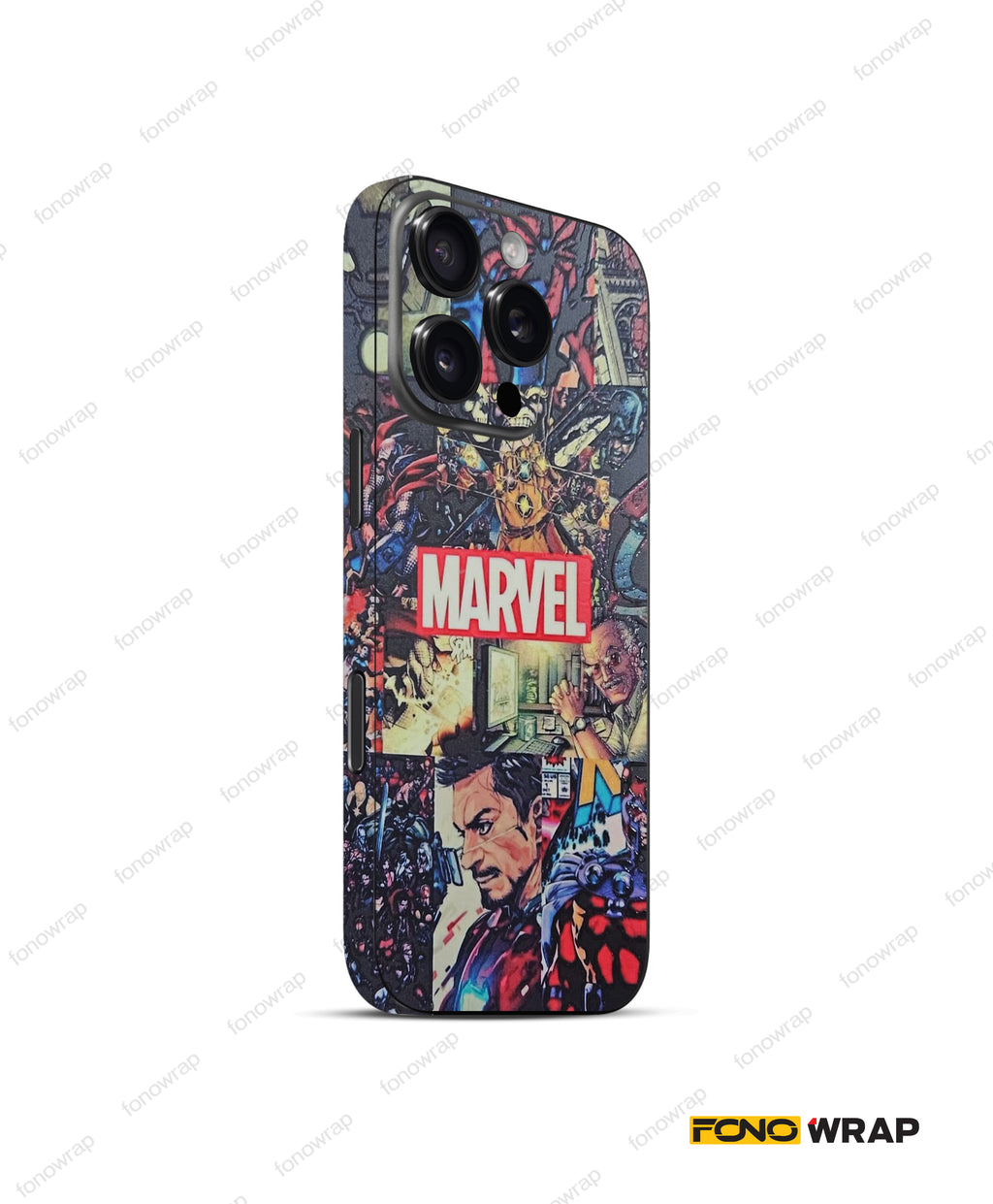 Marvel Comics Embossed Mobile Skin
