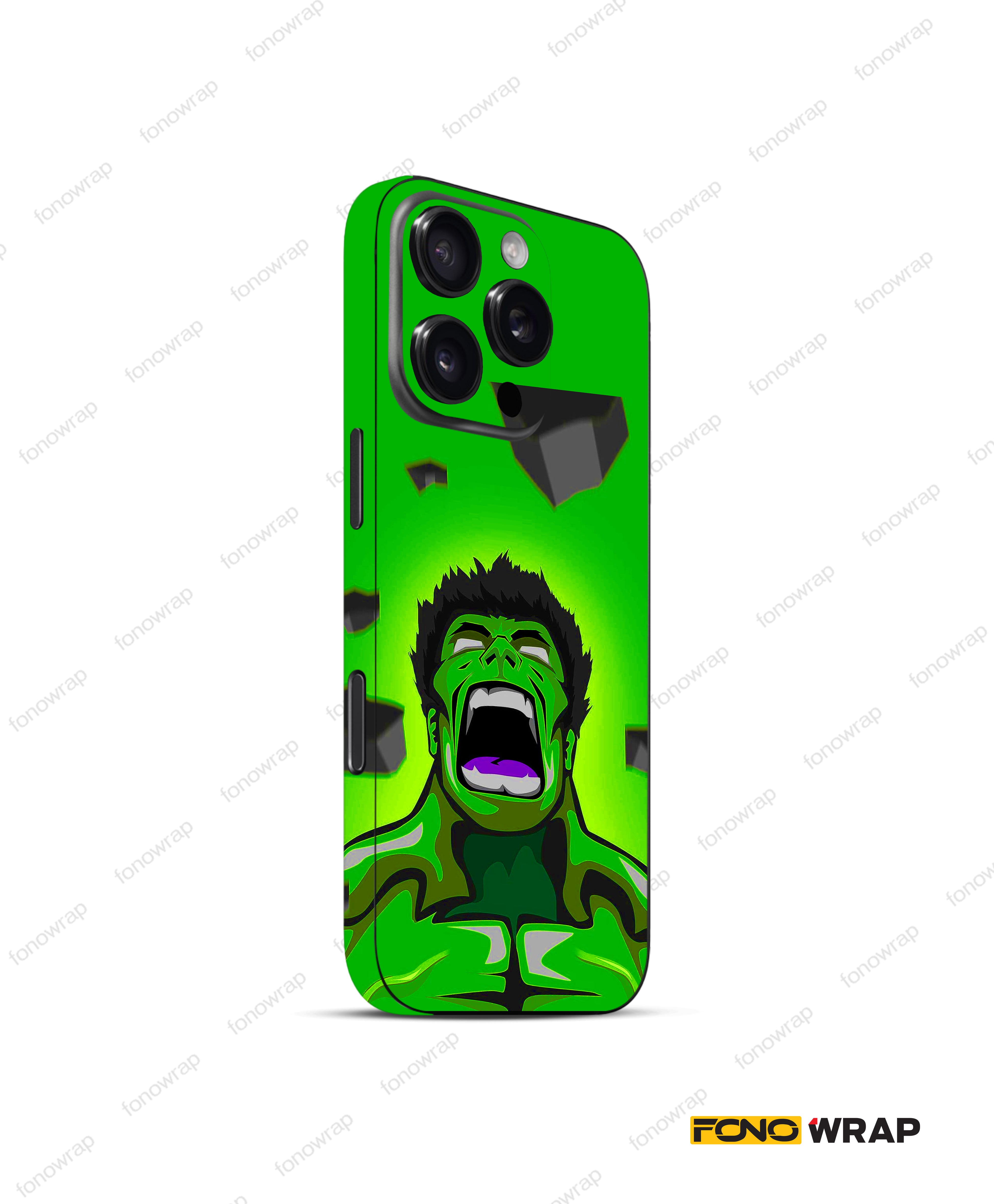 Hulk Shriek 3D Embossed Mobile Skin