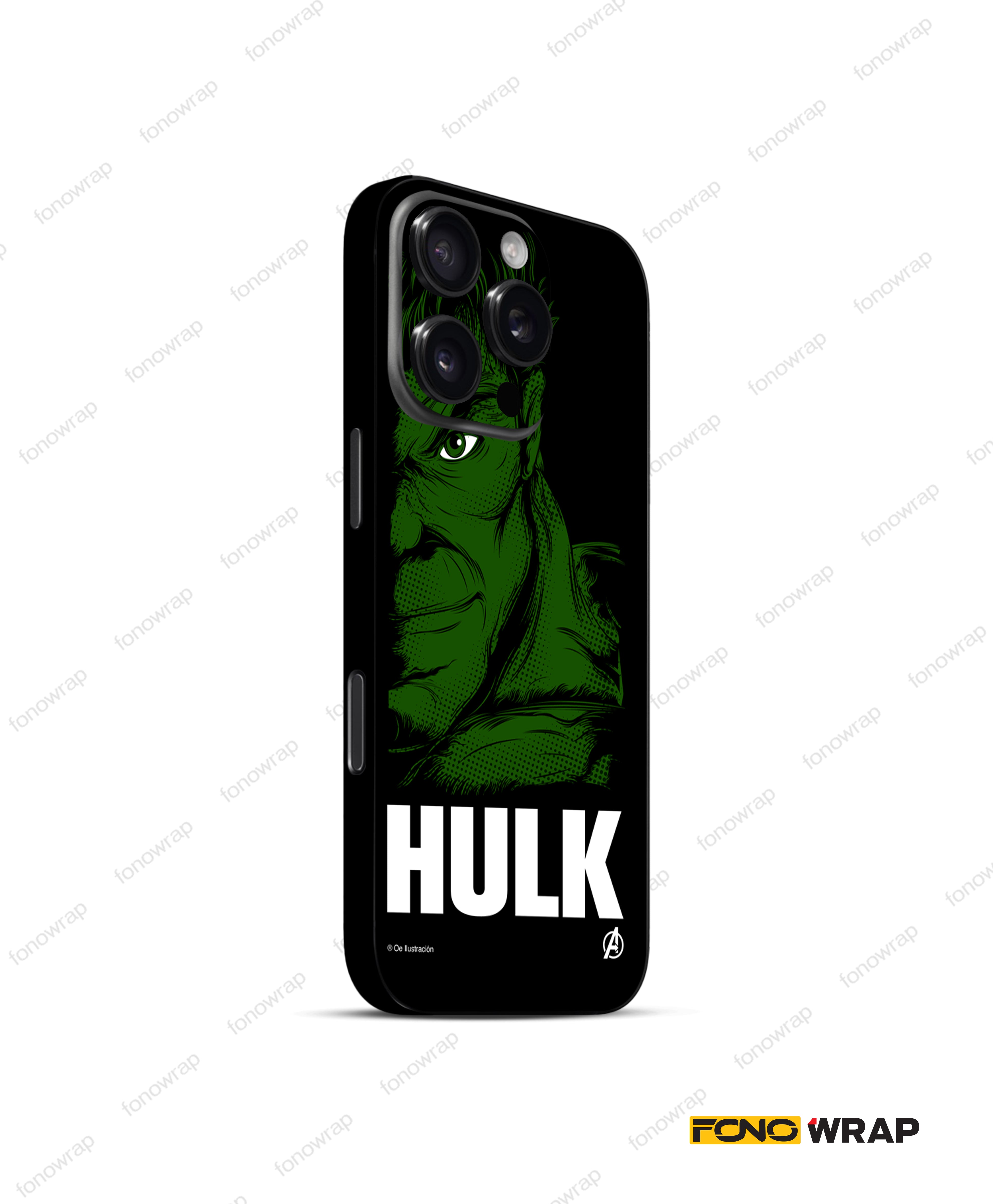 Hulk The Beast 3D Embossed Mobile Skin
