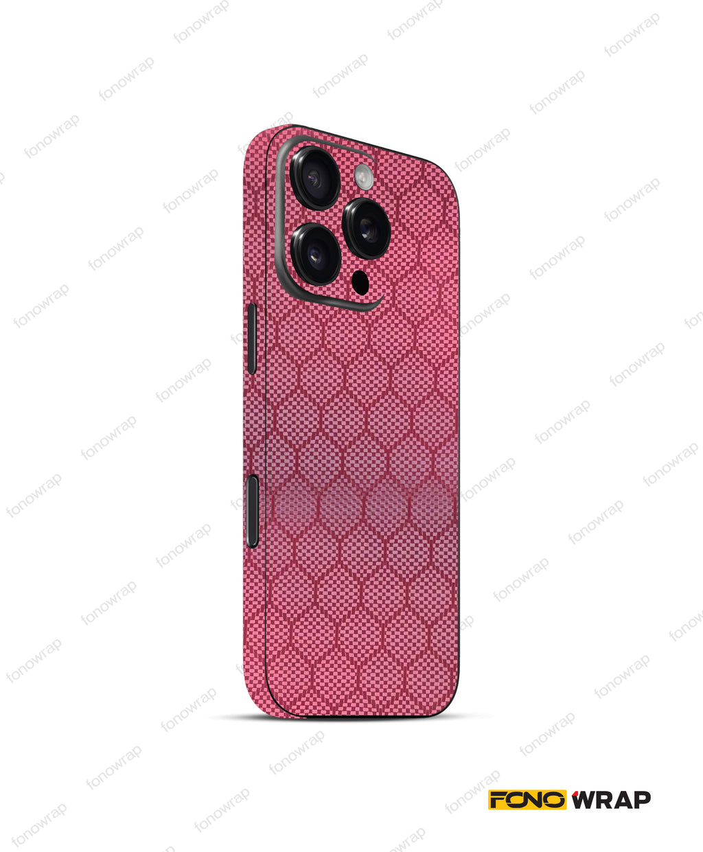 Hexagonal Marron Textured Mobile Skin