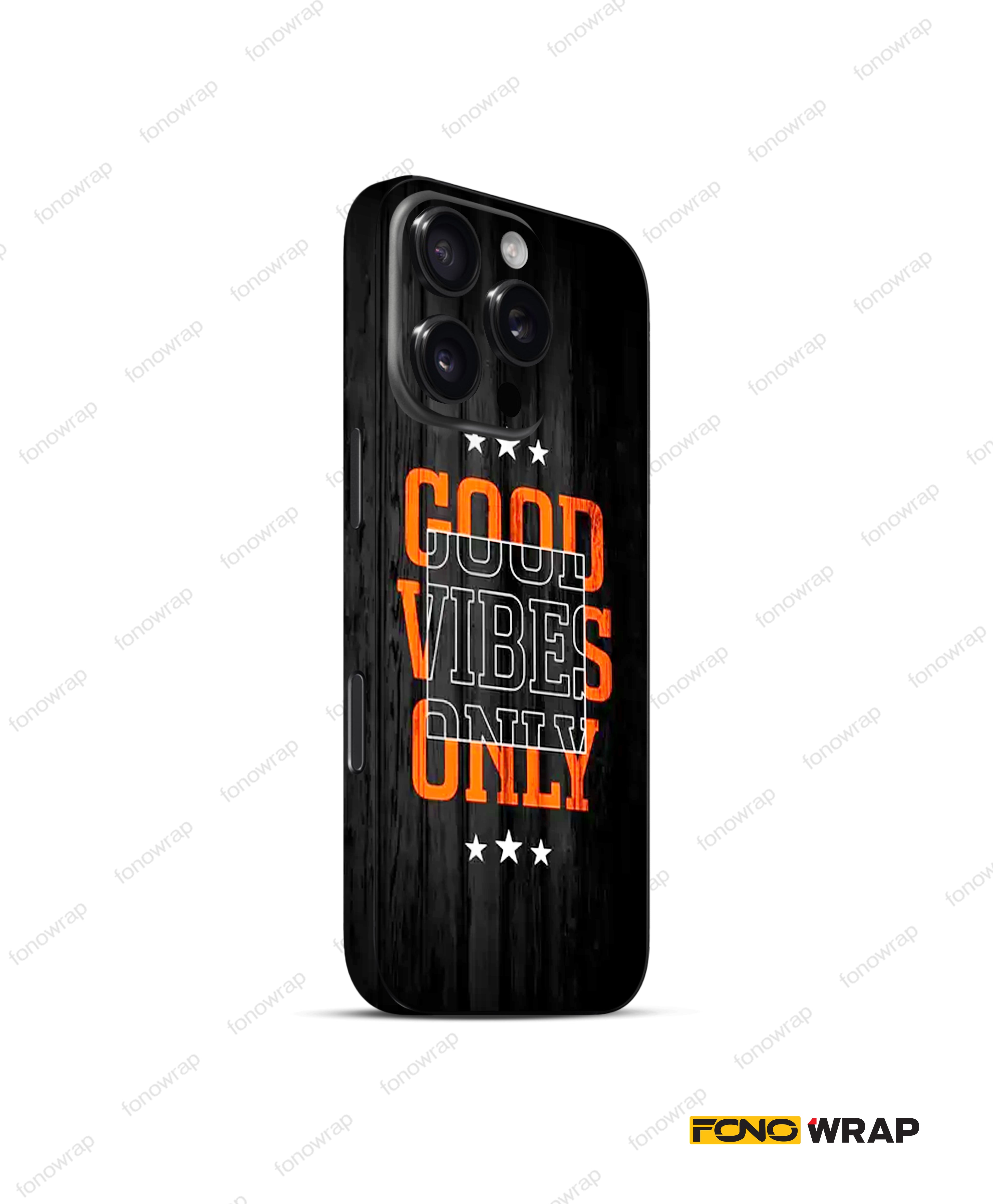 Good Vibes 3D Embossed Mobile Skin