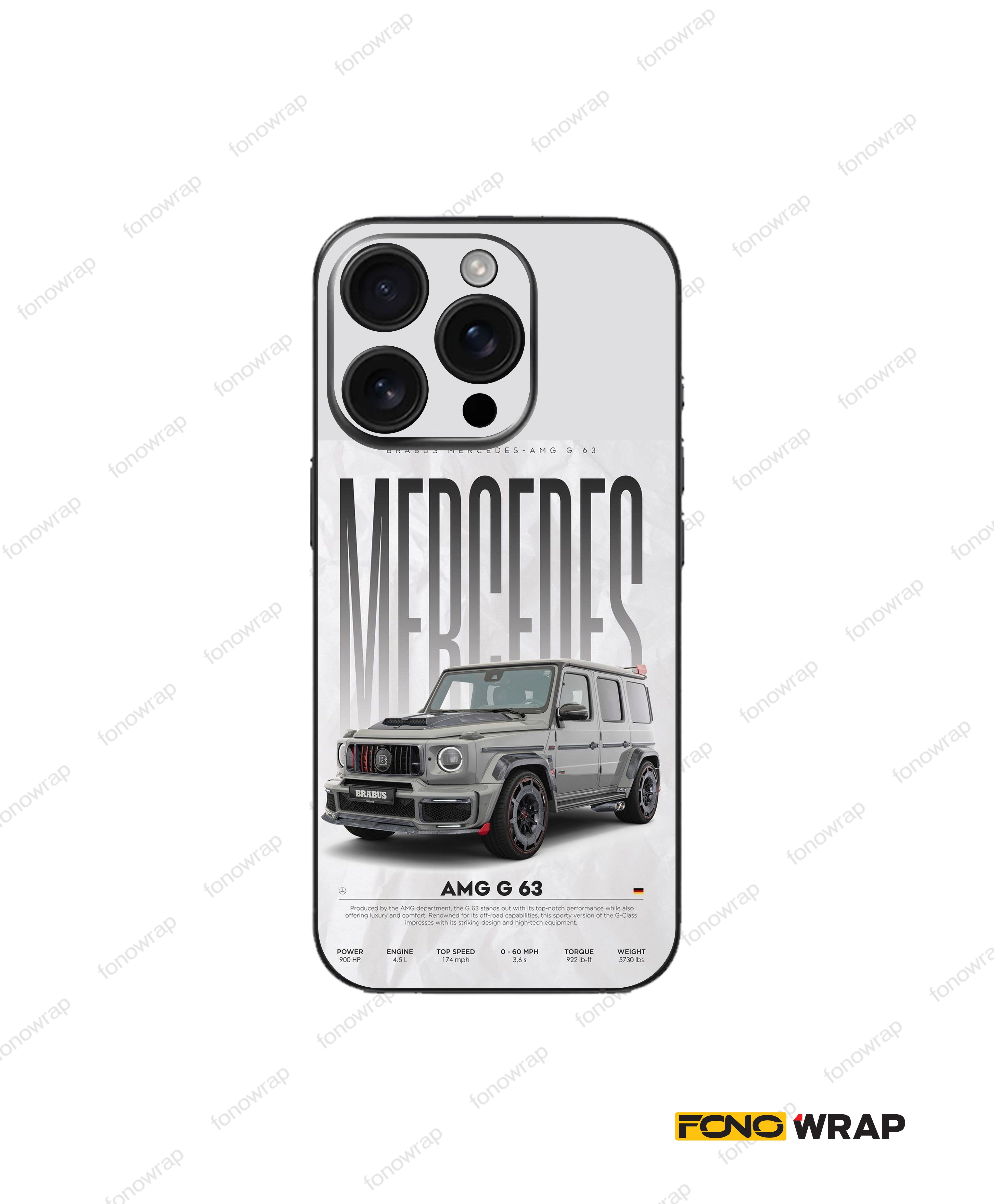 G-Wagen 3D Embossed Mobile Skin