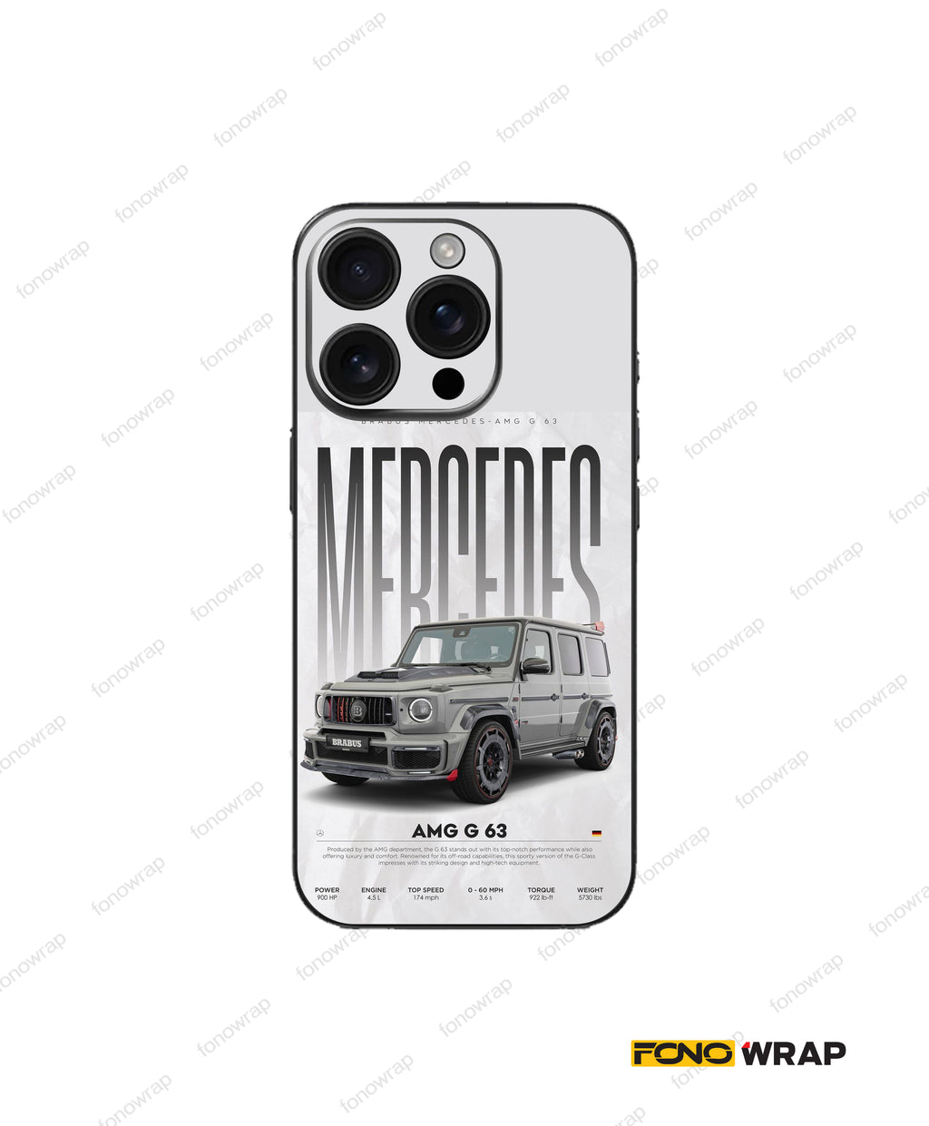 G-Wagen Embossed Mobile Skin