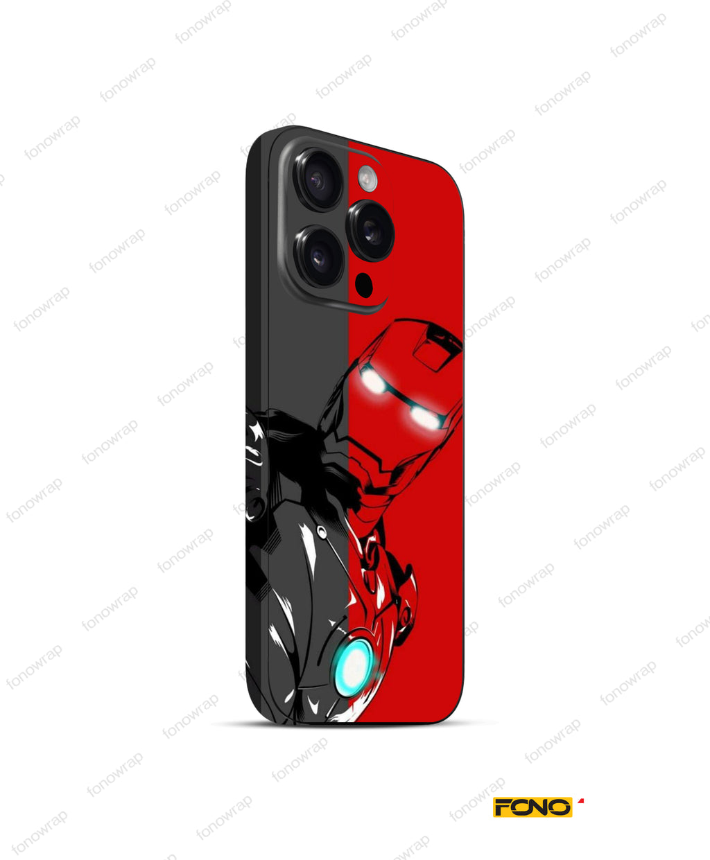 Iron Man Embossed Mobile Skin