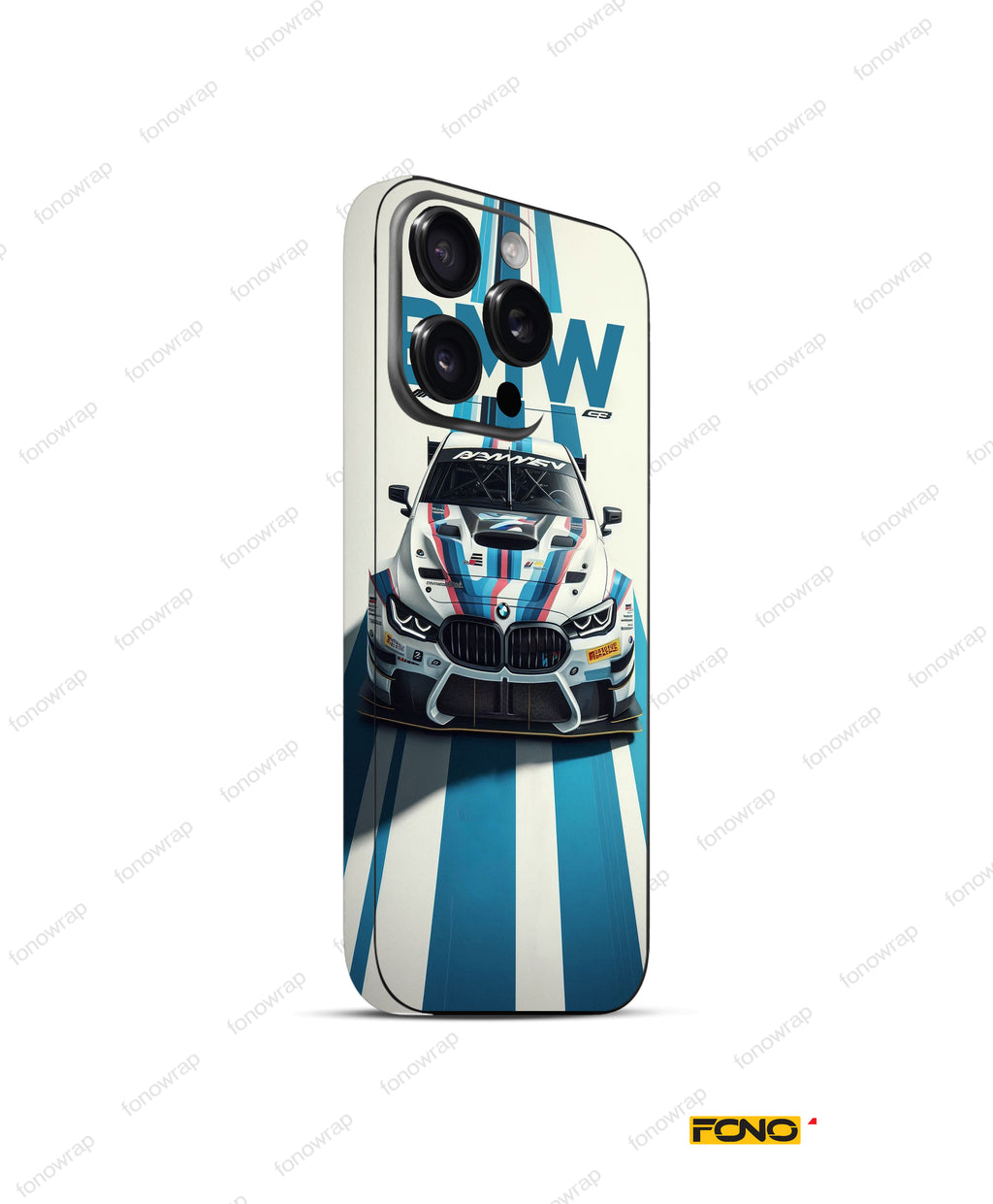 BMW Car Embossed Mobile Skin