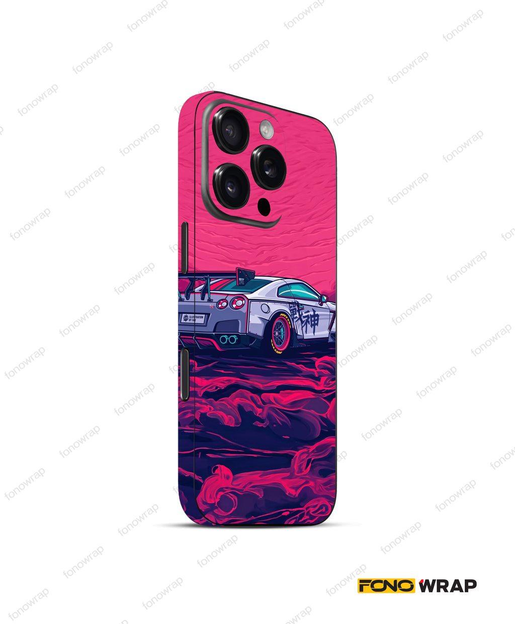 Nissan GTR Embossed Mobile Skin
