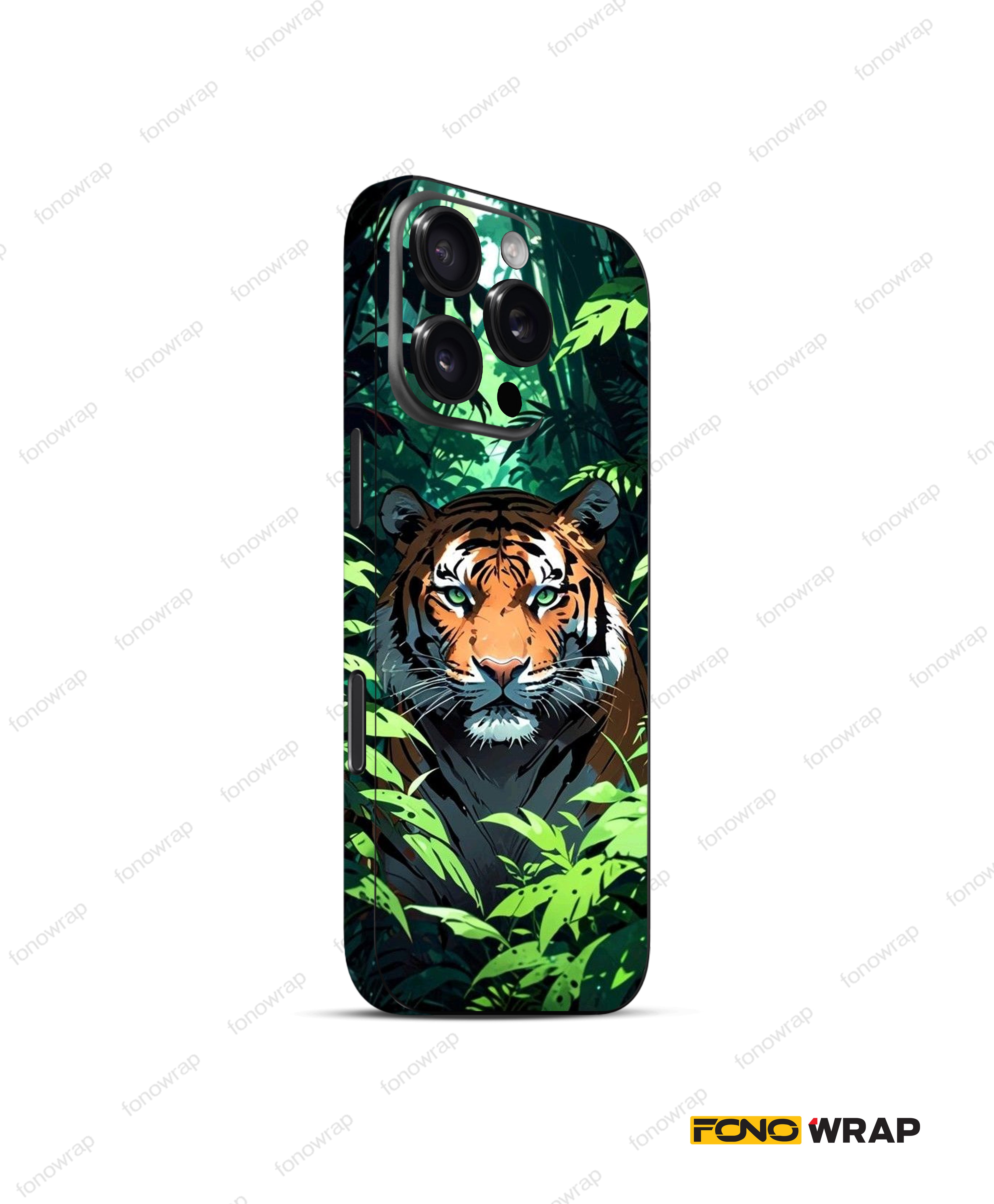 Tiger 3D Embossed Mobile Skin