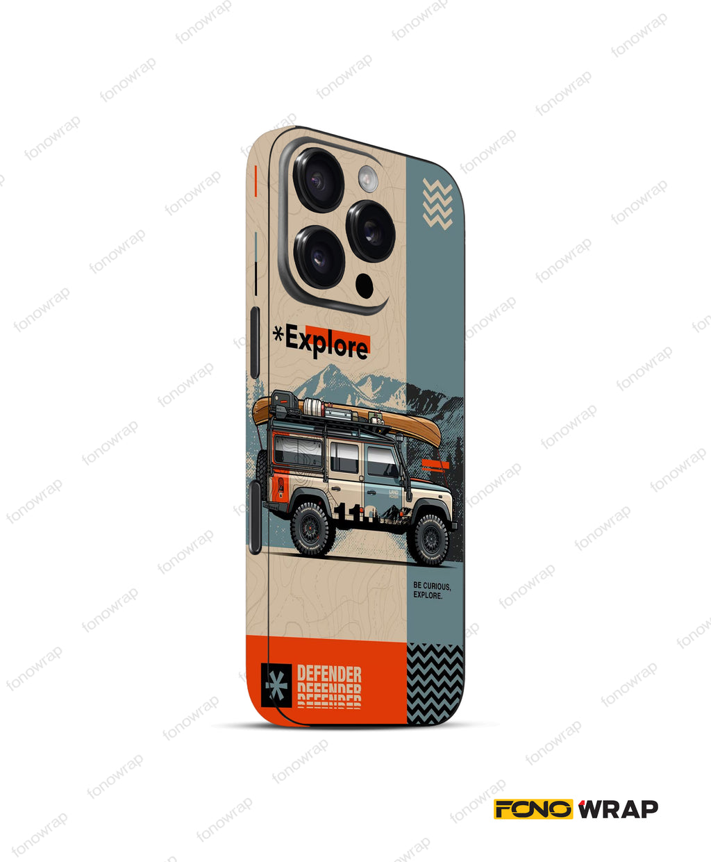 Land Rover Embossed Mobile Skin