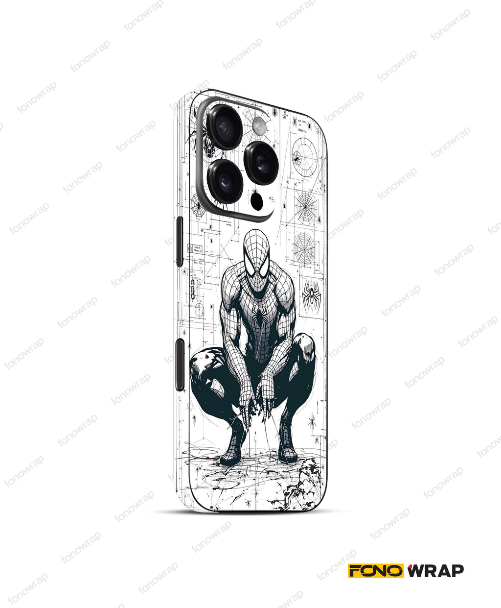 Spidy Man 3D Embossed Mobile Skin