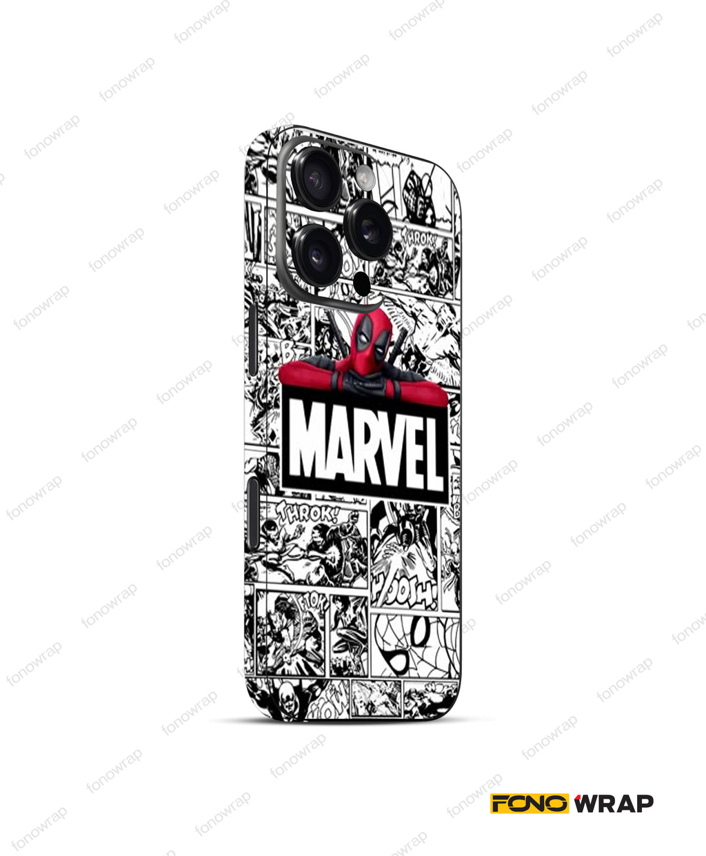 Deadpool 3D Embossed Mobile Skin