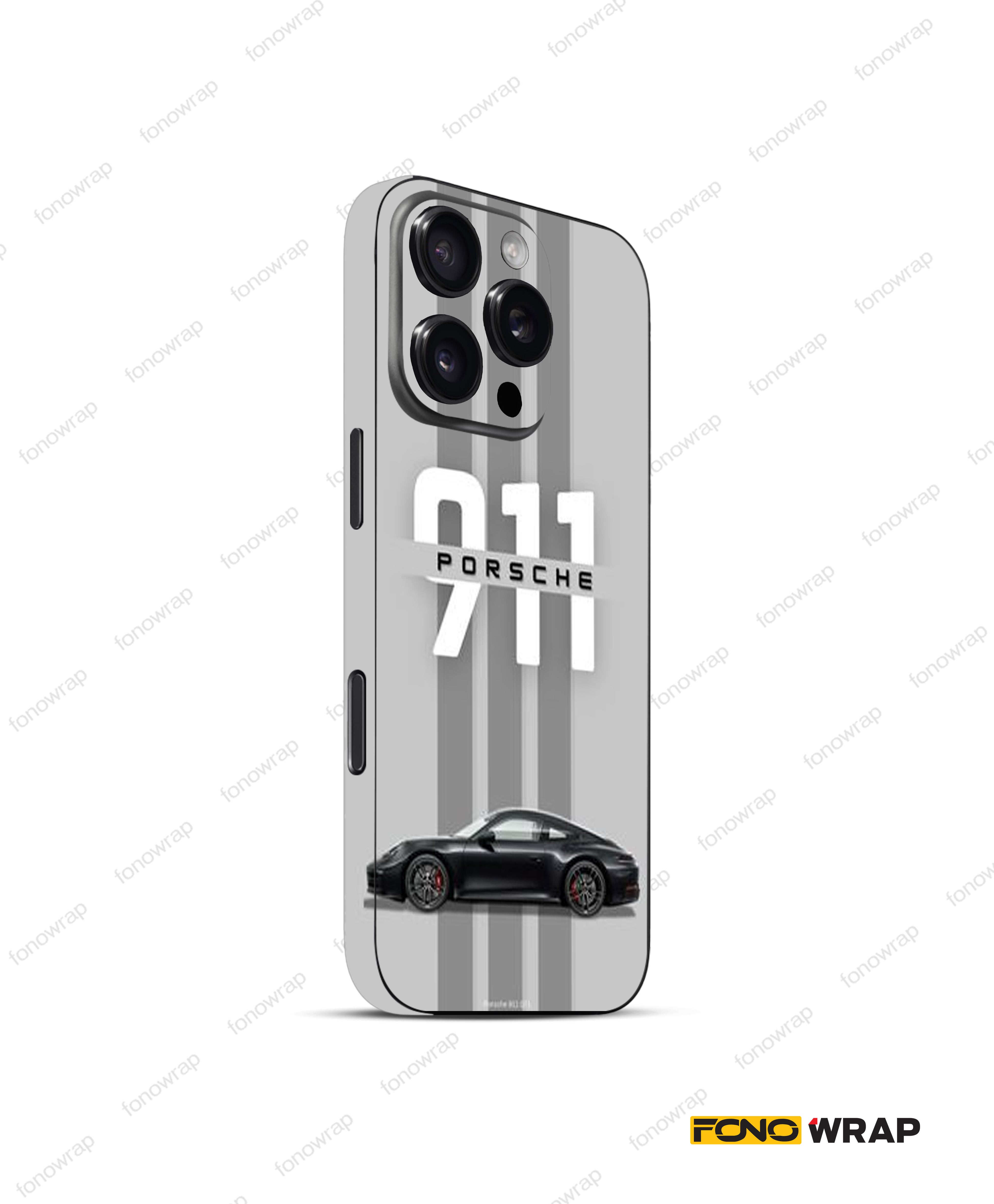 Porsche Sport 3D Embossed Mobile Skin