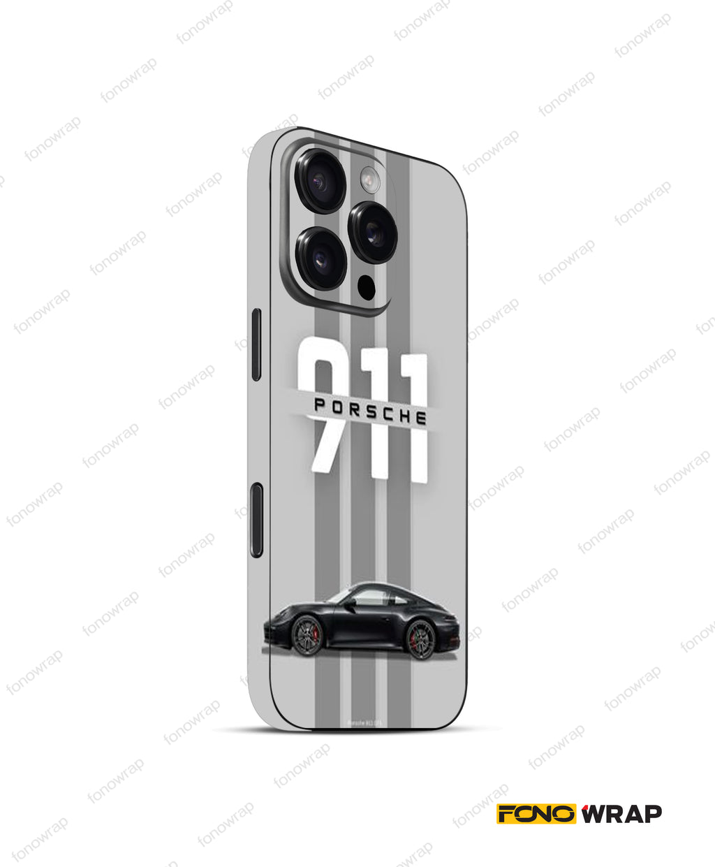 Porsche Sport 3D Embossed Mobile Skin