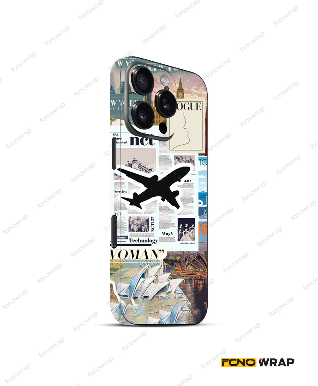 Travel 01 Embossed Mobile Skin