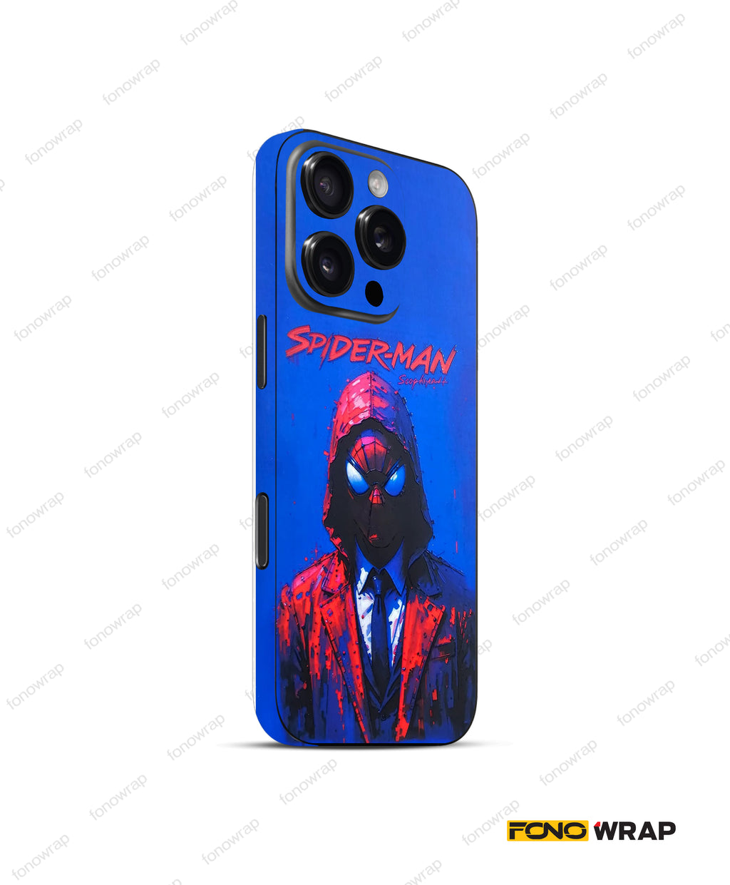 Spiderman 3D Embossed Mobile Skin