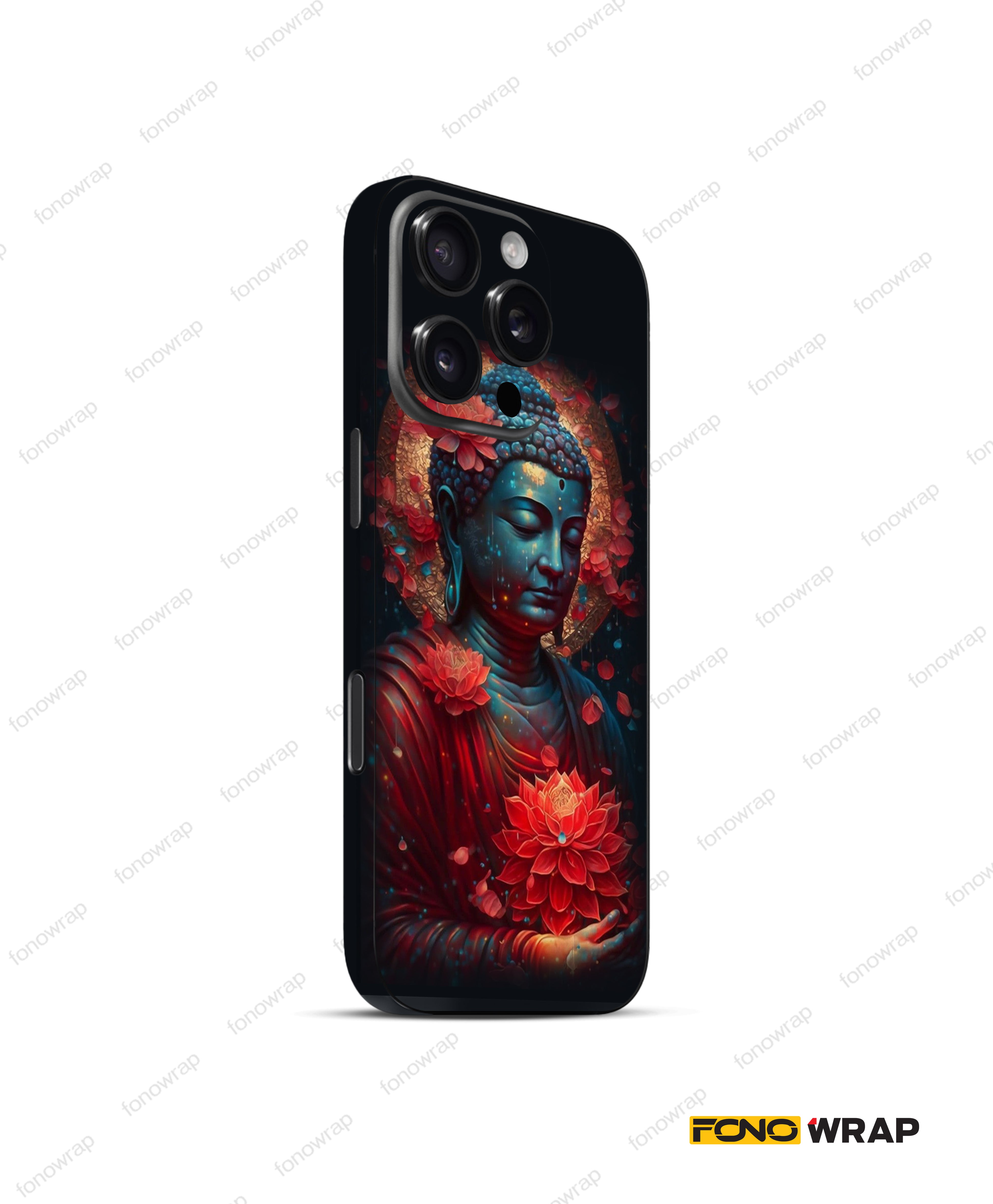 Budha 3D Embossed Mobile Skin