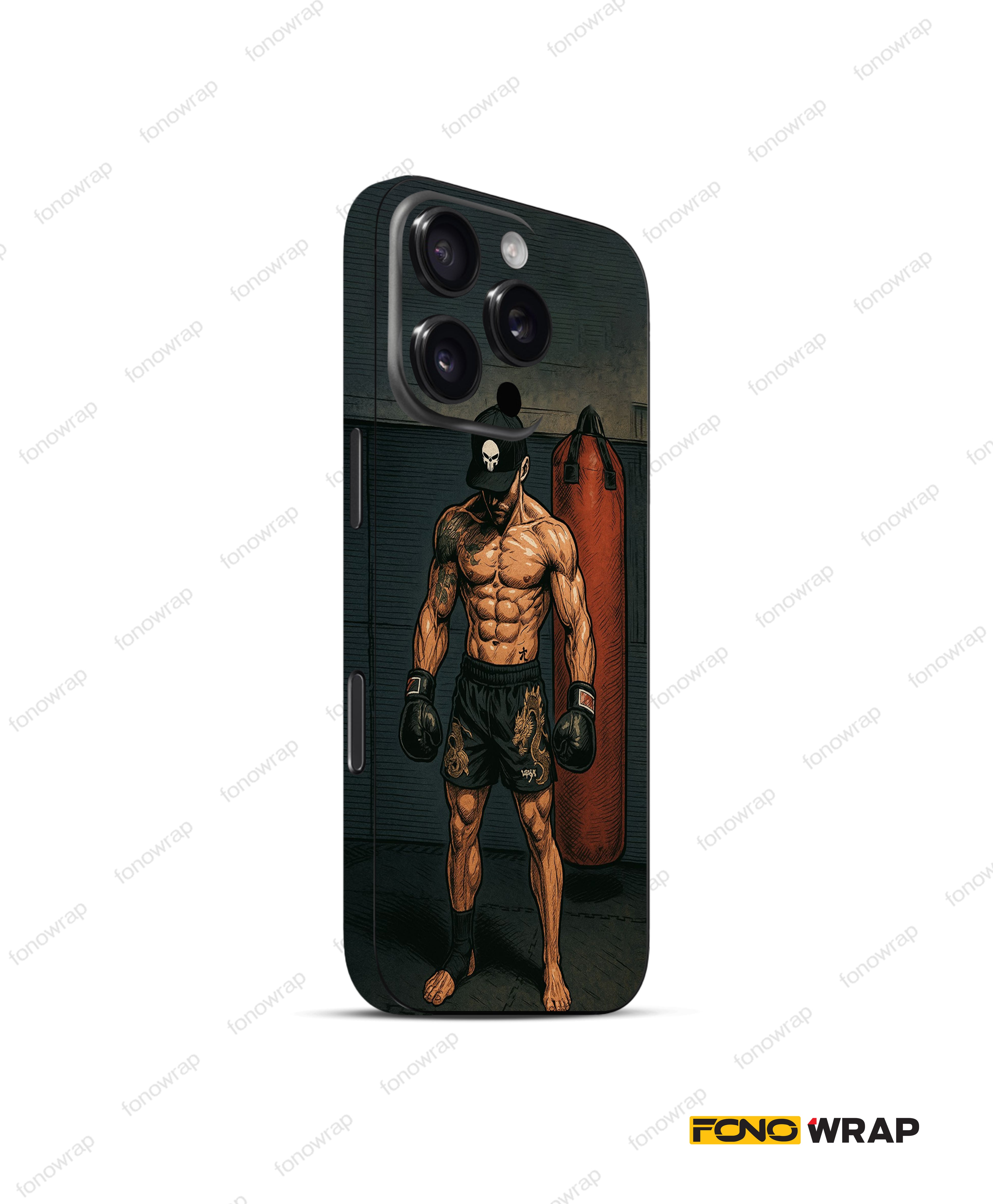 Workout 3D Embossed Mobile Skin