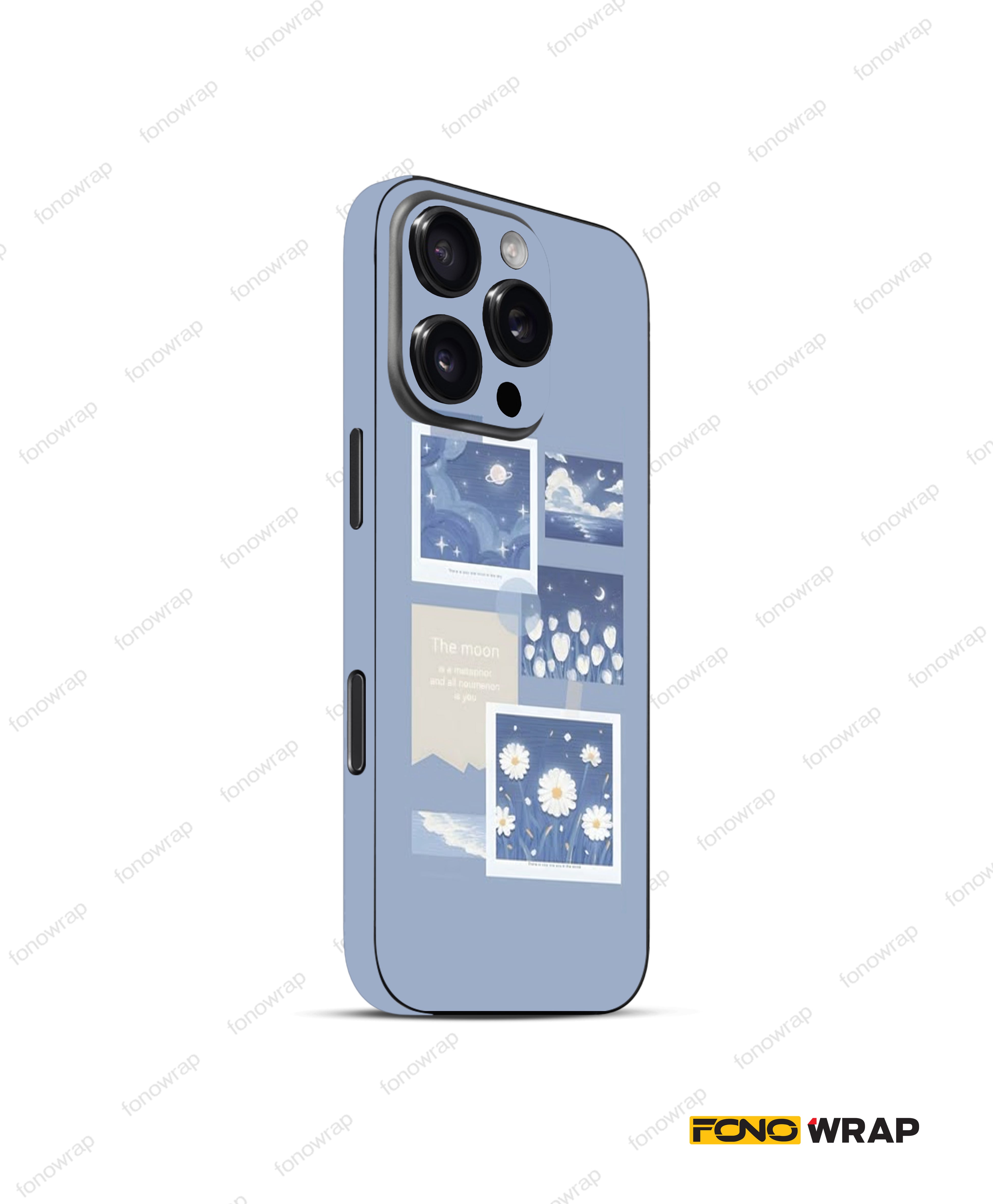 Lavender Bloom 3D Embossed Mobile Skin