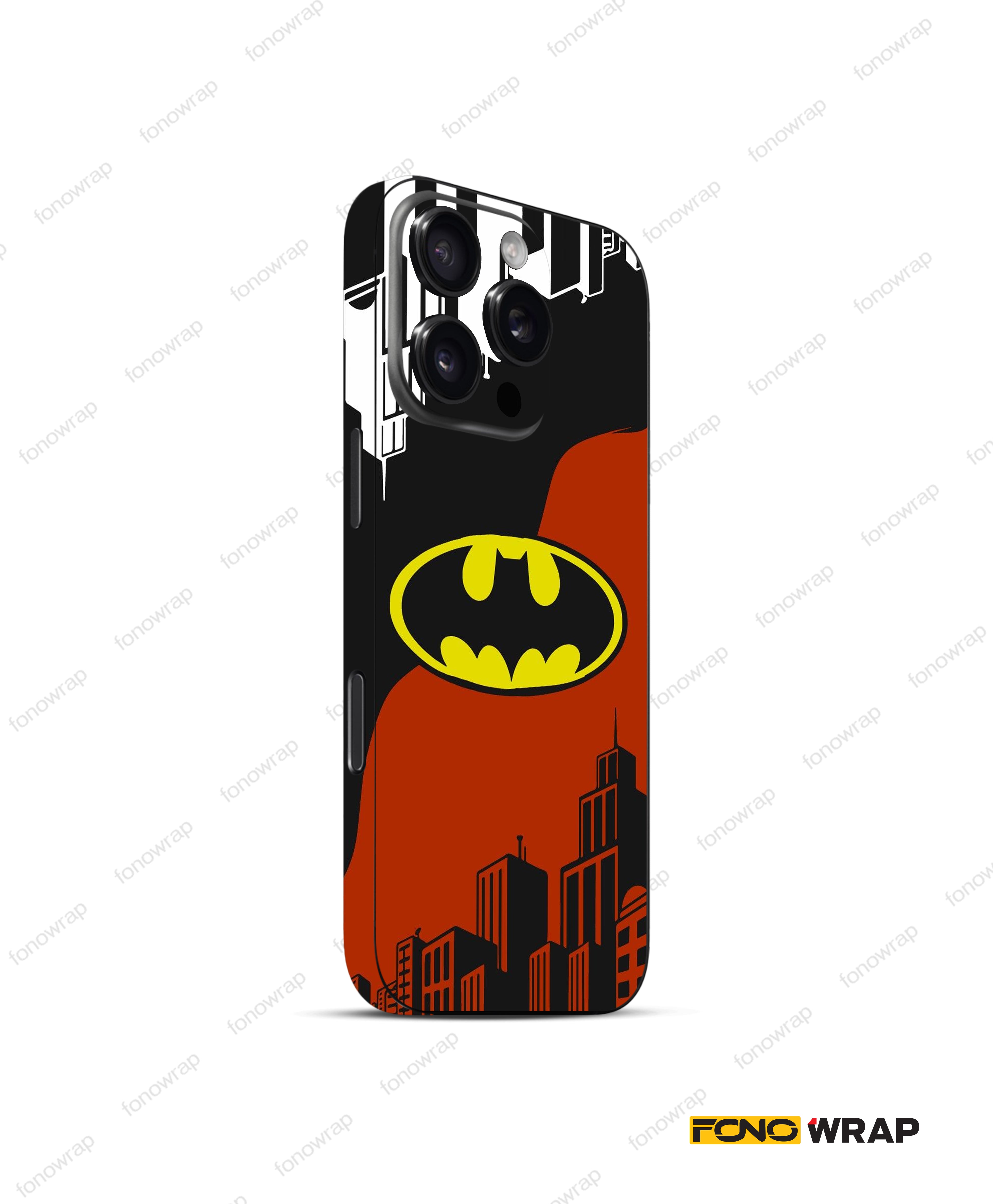 Batman Badge 3D Embossed Mobile Skin