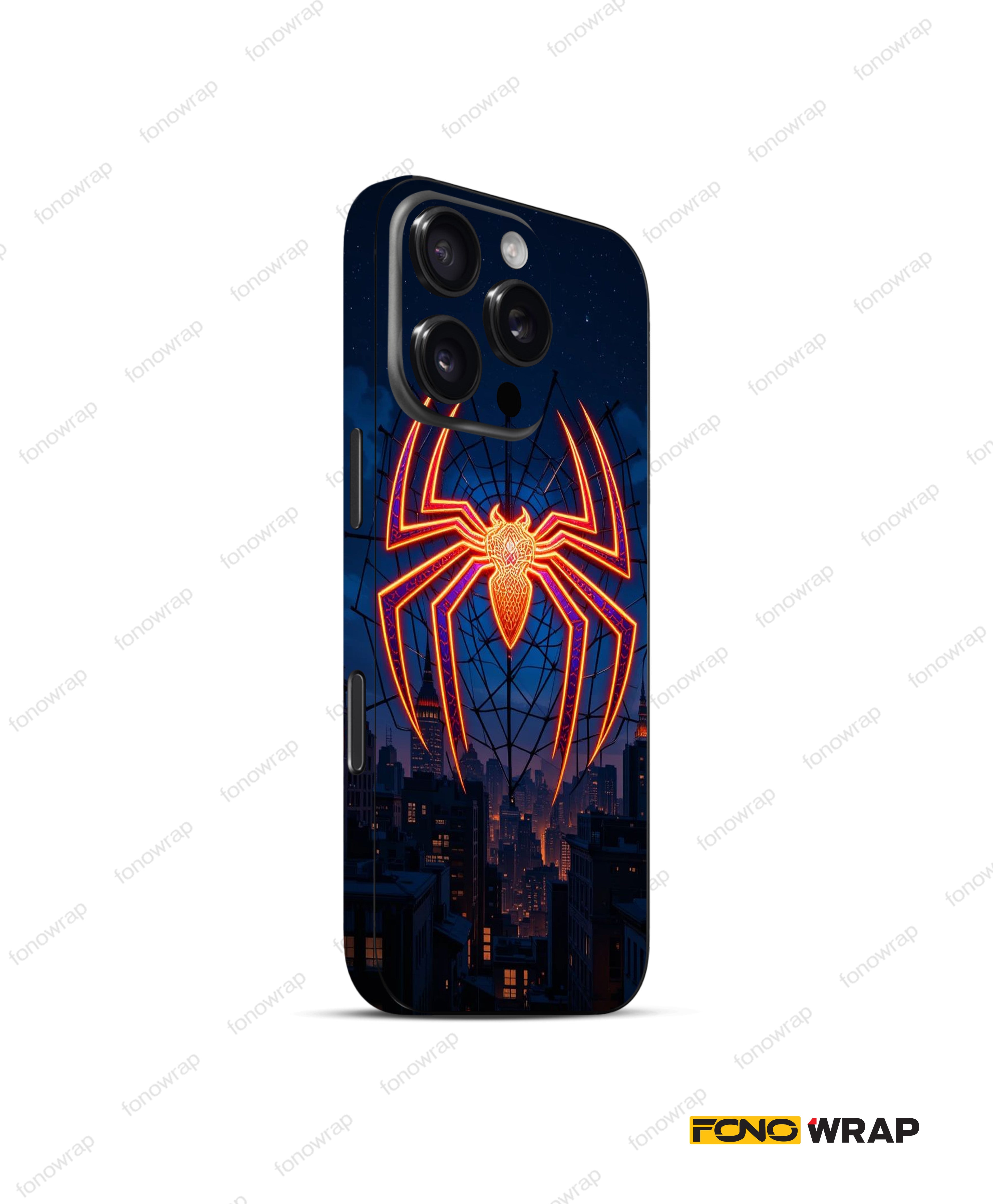 Spider V2 3D Embossed Mobile Skin