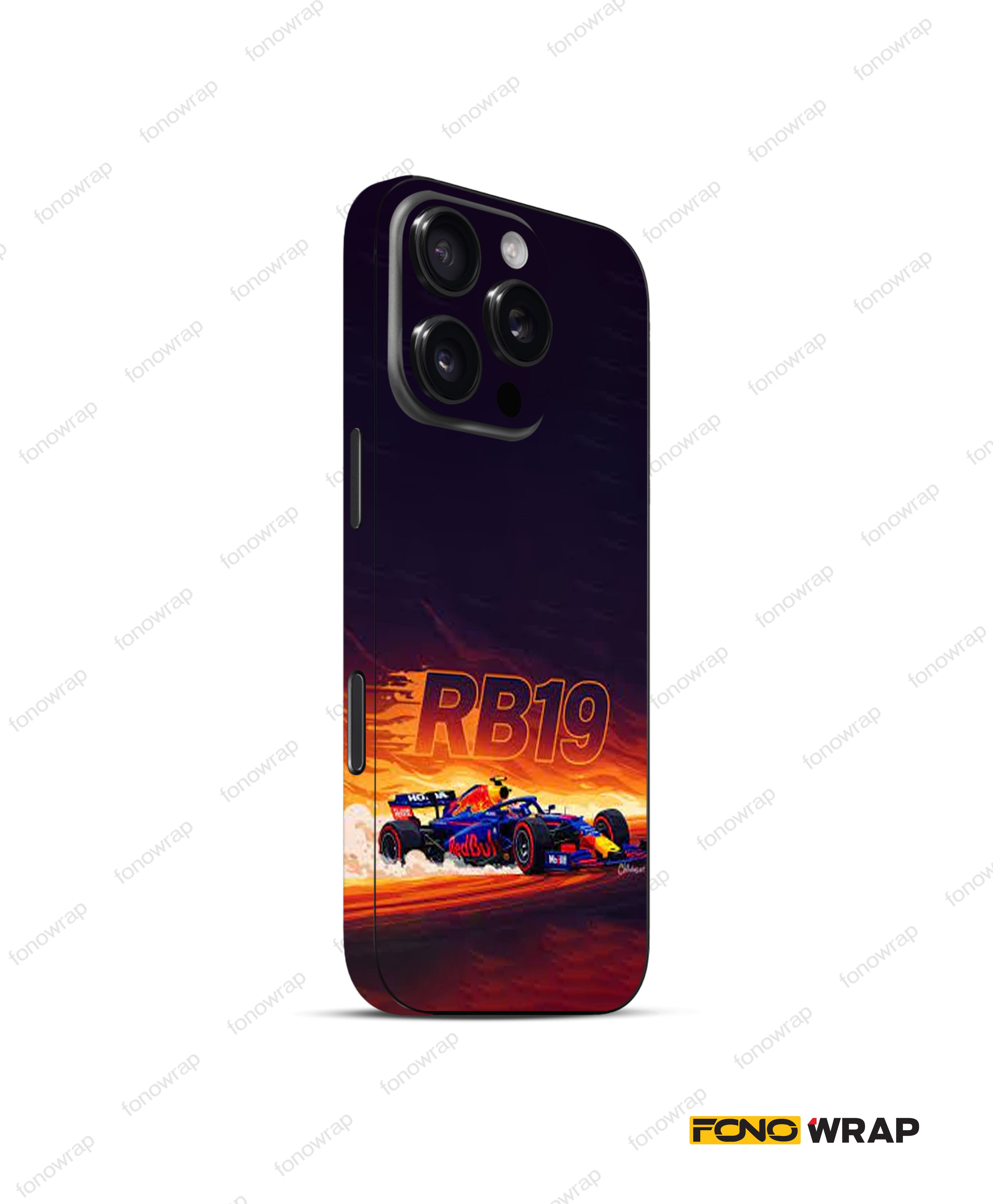 RebBull Edition 3D Embossed Mobile Skin