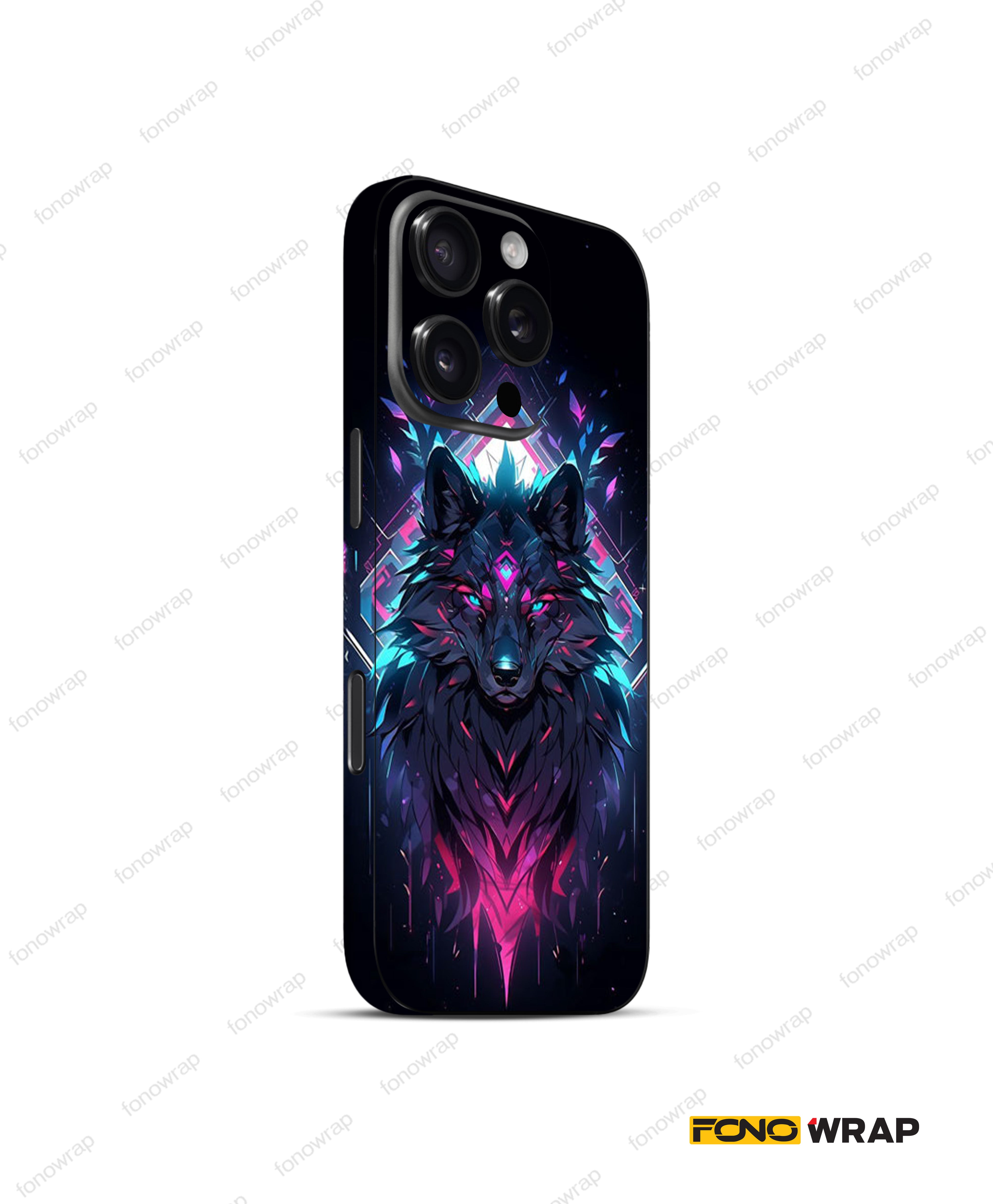 Wolf 3D Embossed Mobile Skin