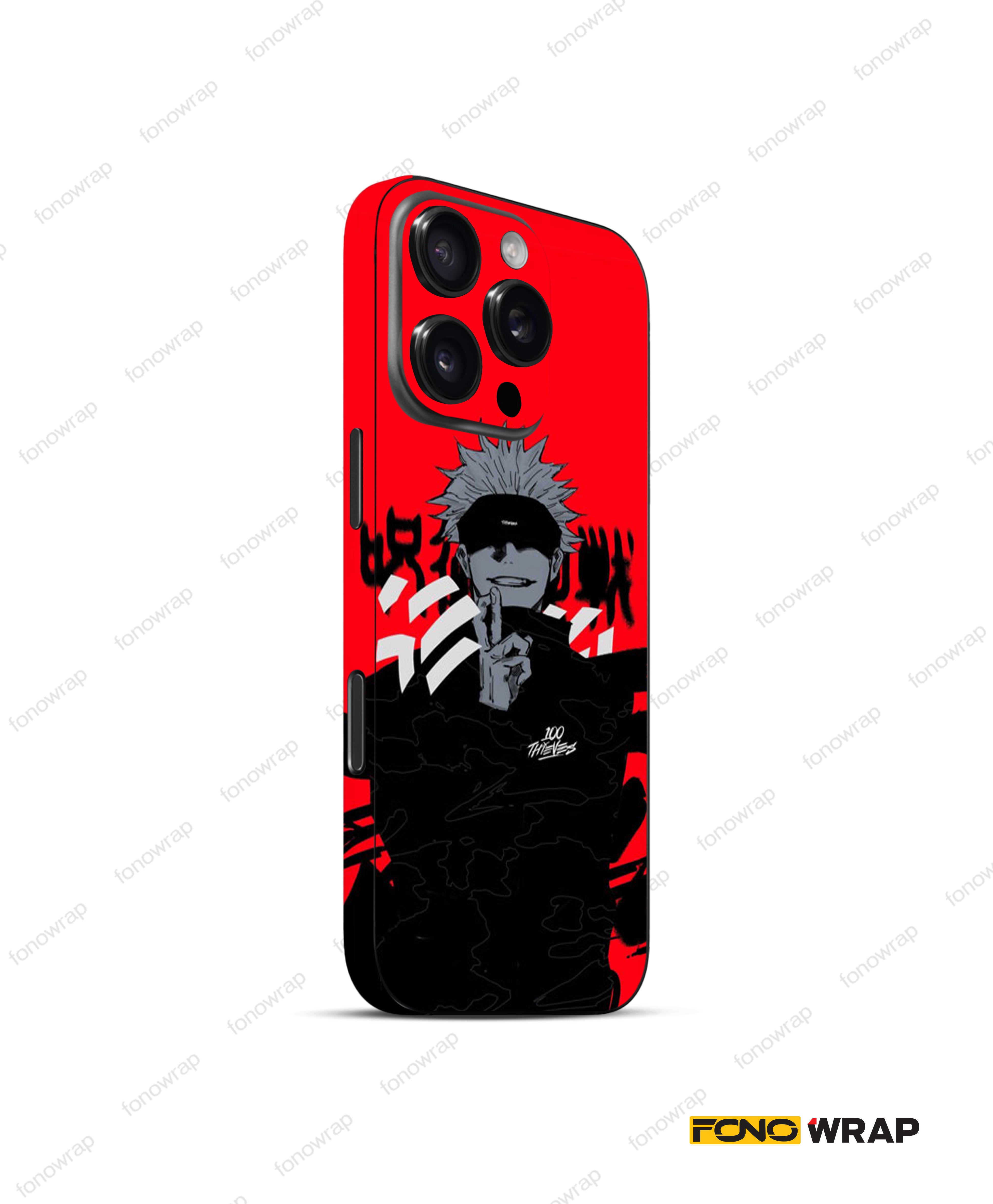 Satoru Gojo 3D Embossed Mobile Skin