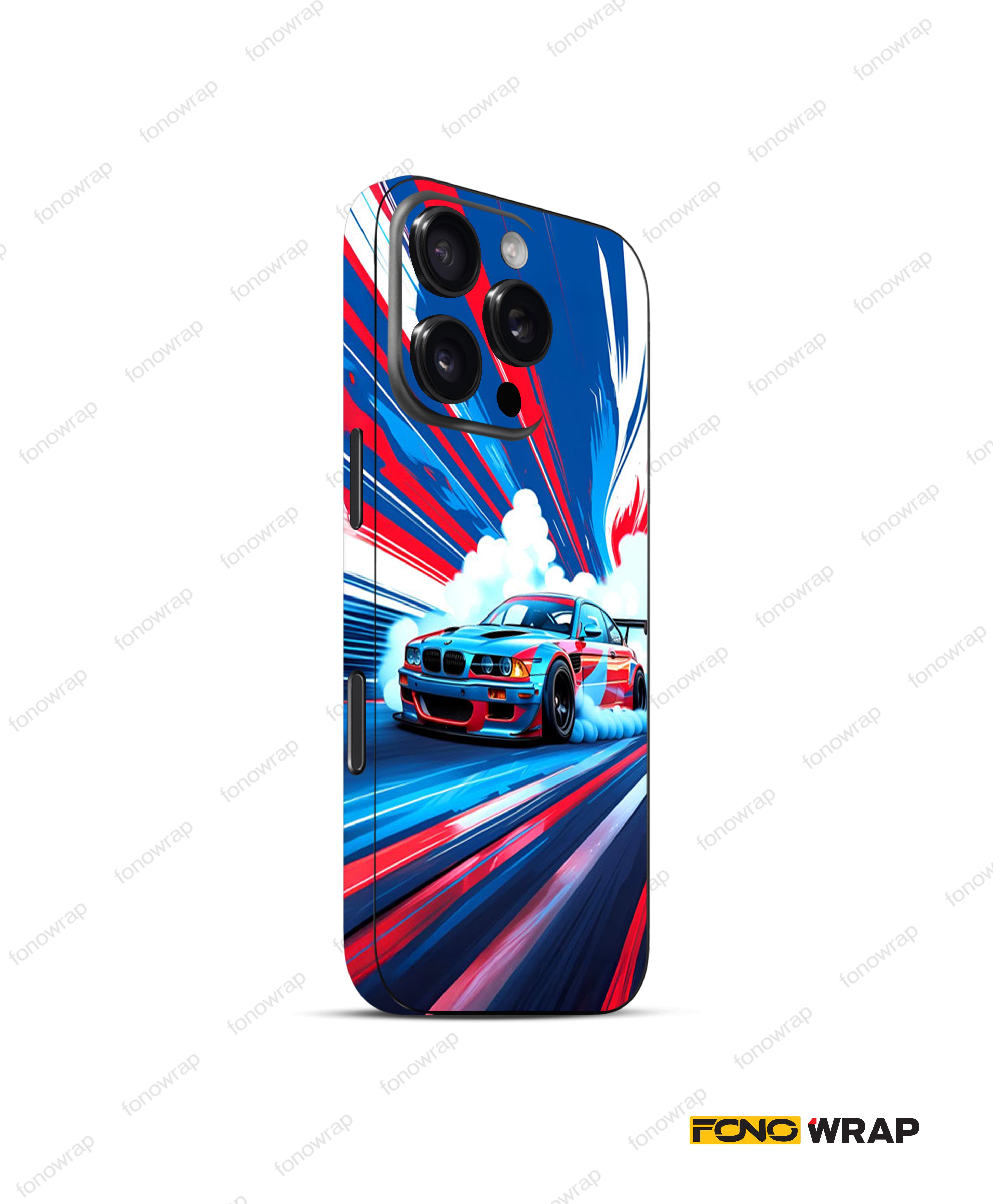 BMW Car 3D Embossed Mobile Skin