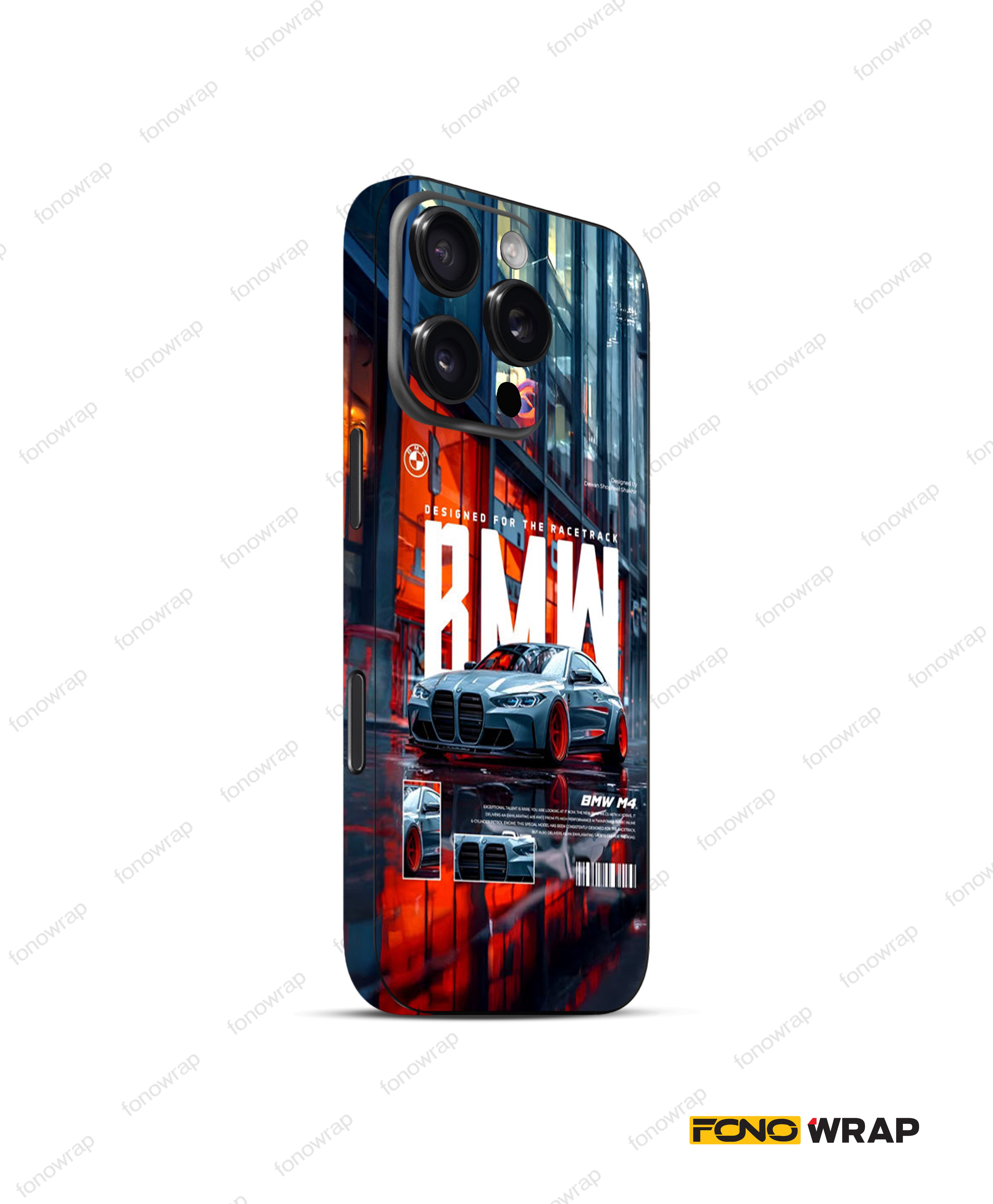 BMW 01 3D Embossed Mobile Skin