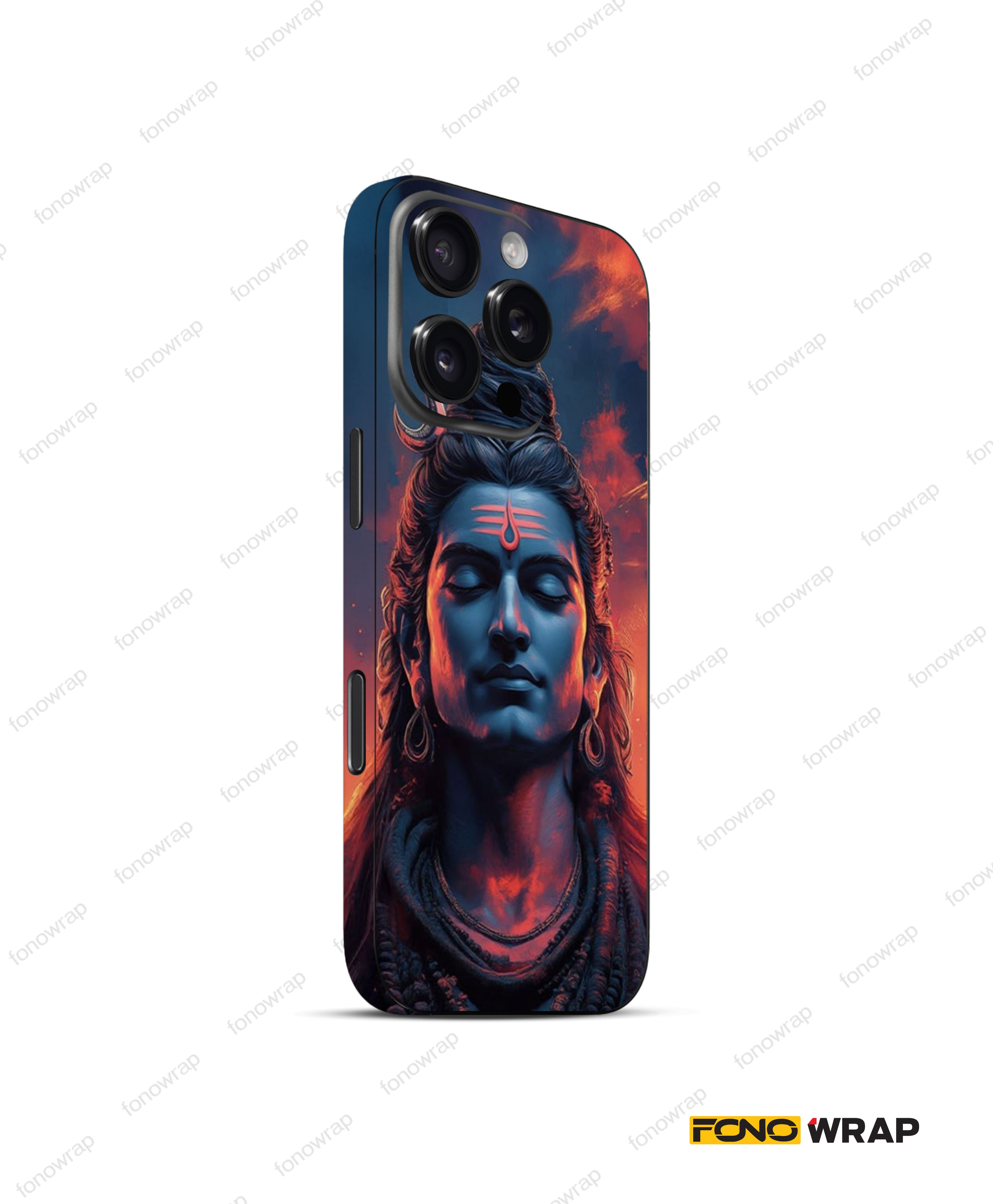 Mahadev 3D Embossed Mobile Skin