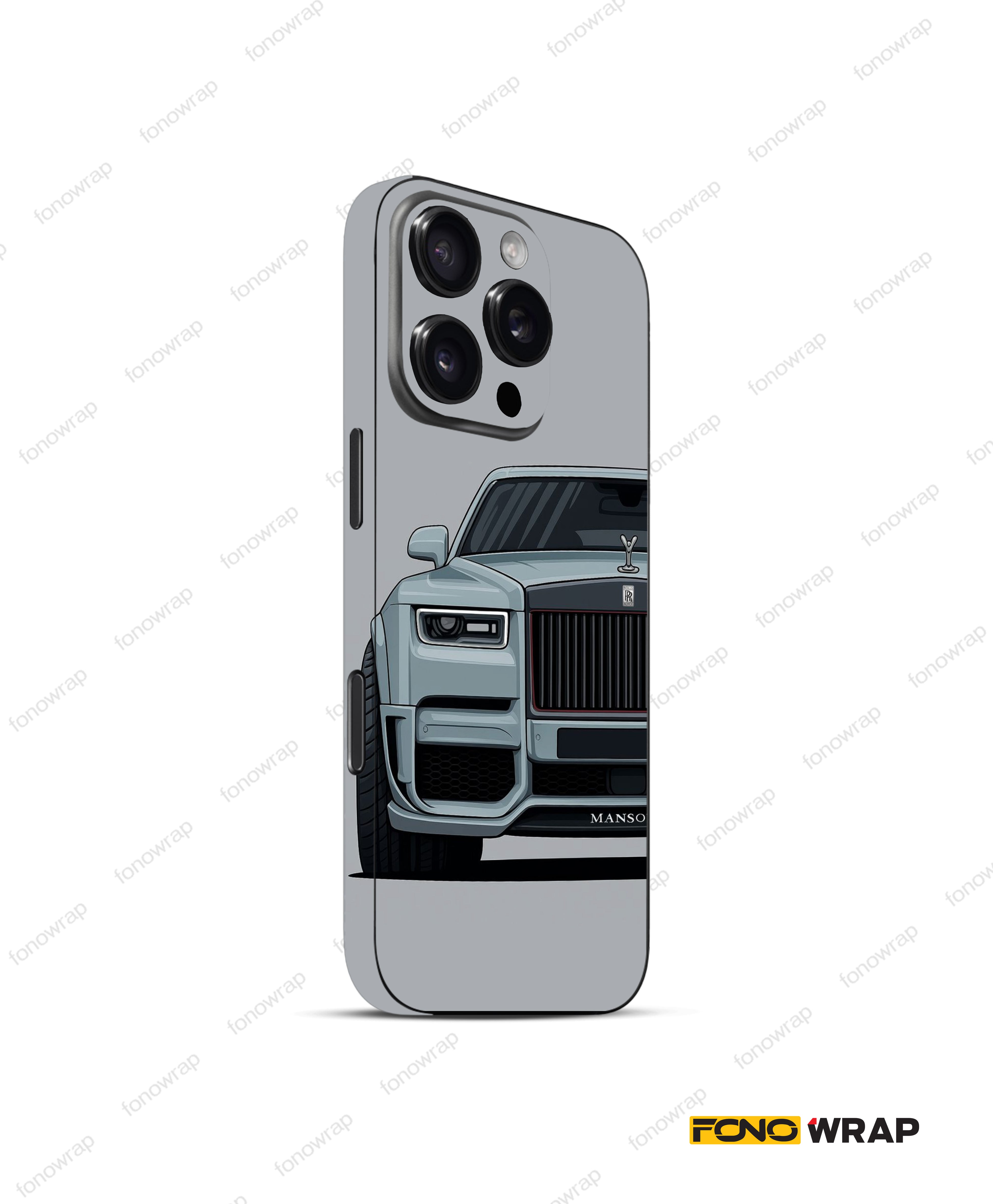 Rolls-Royce Car 3D Embossed Mobile Skin