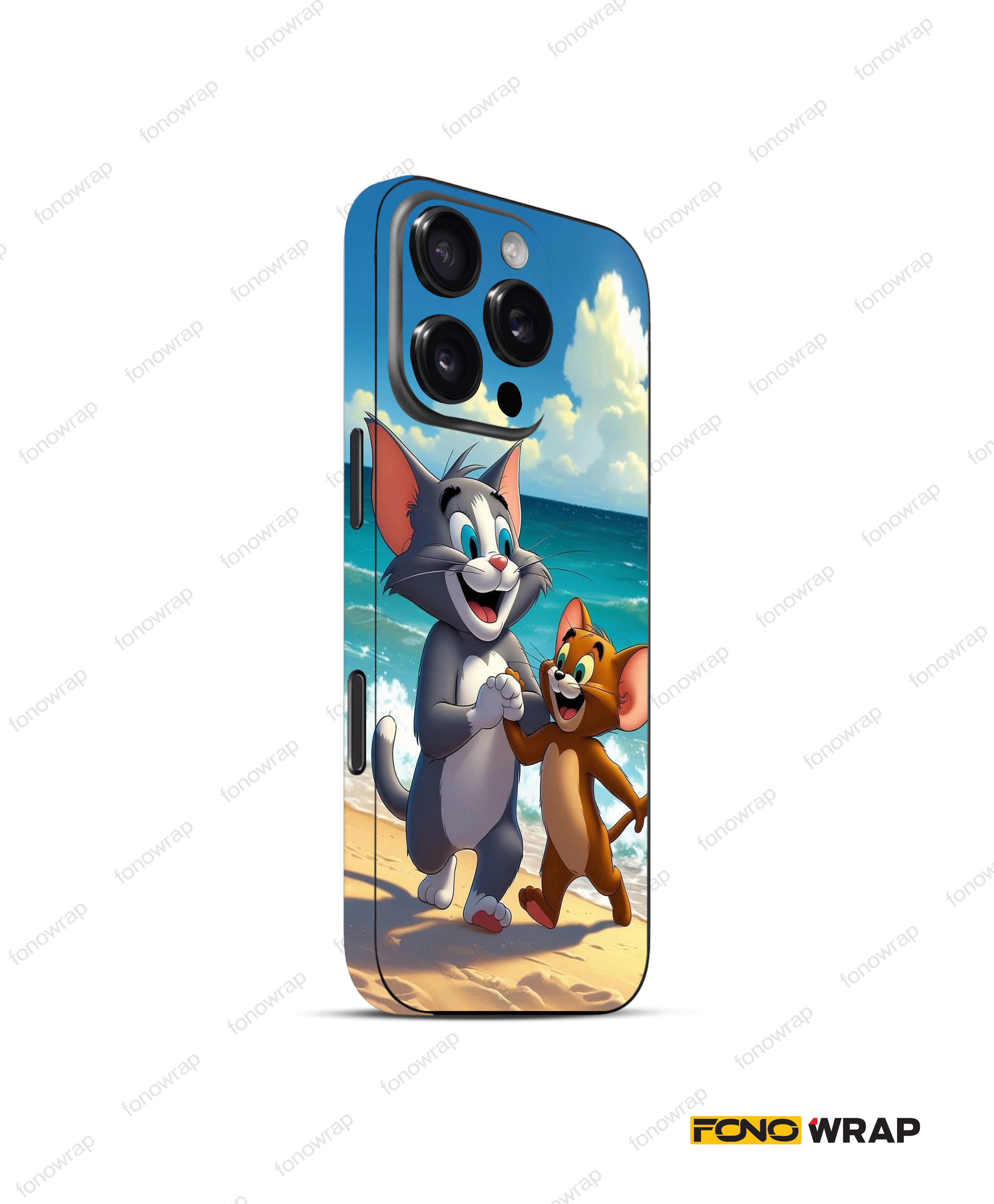 Tom & Jerry 3D Embossed Mobile Skin