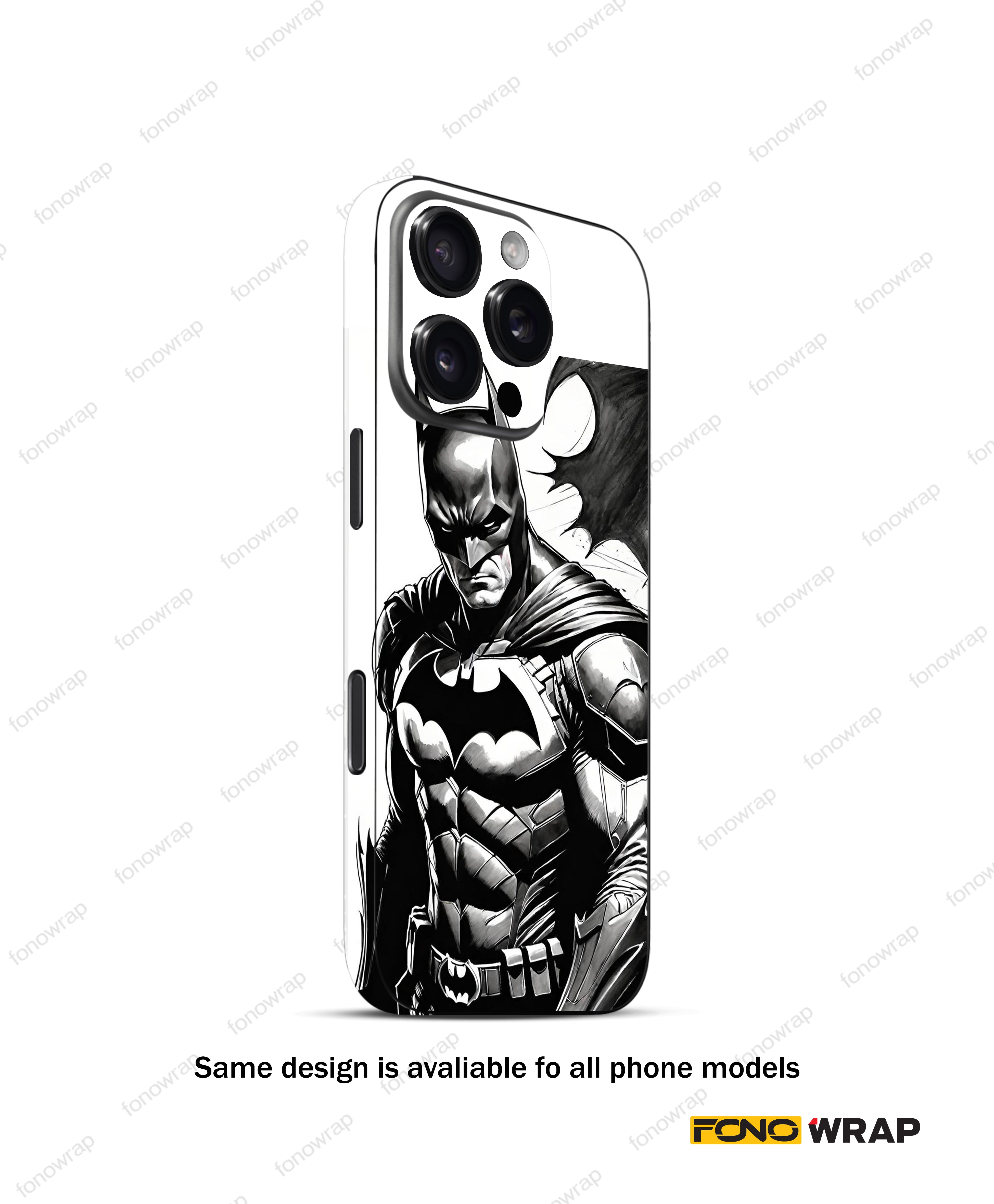 The Batman02 3D Embossed Mobile Skin
