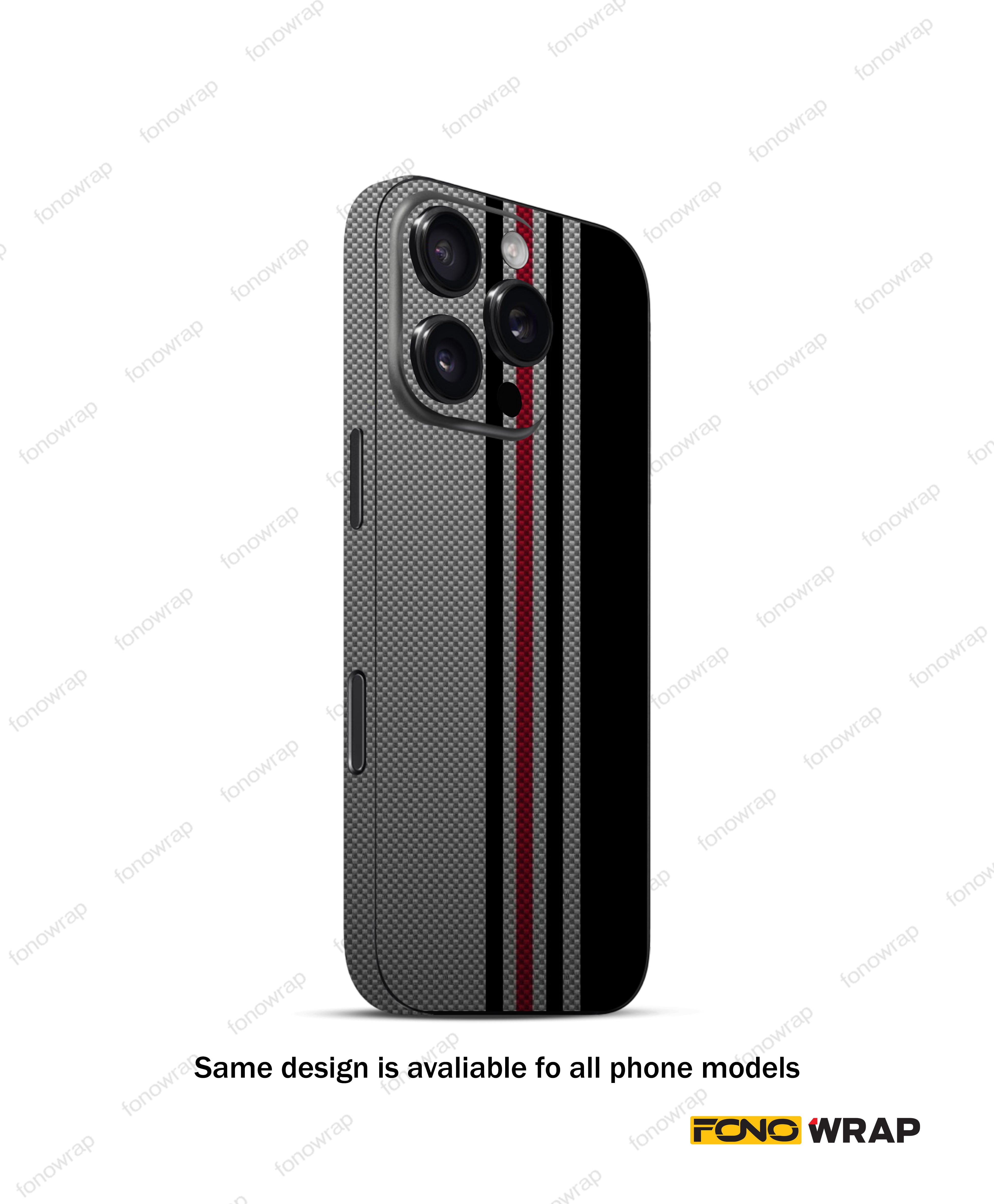 Strips 3D Embossed Mobile Skin