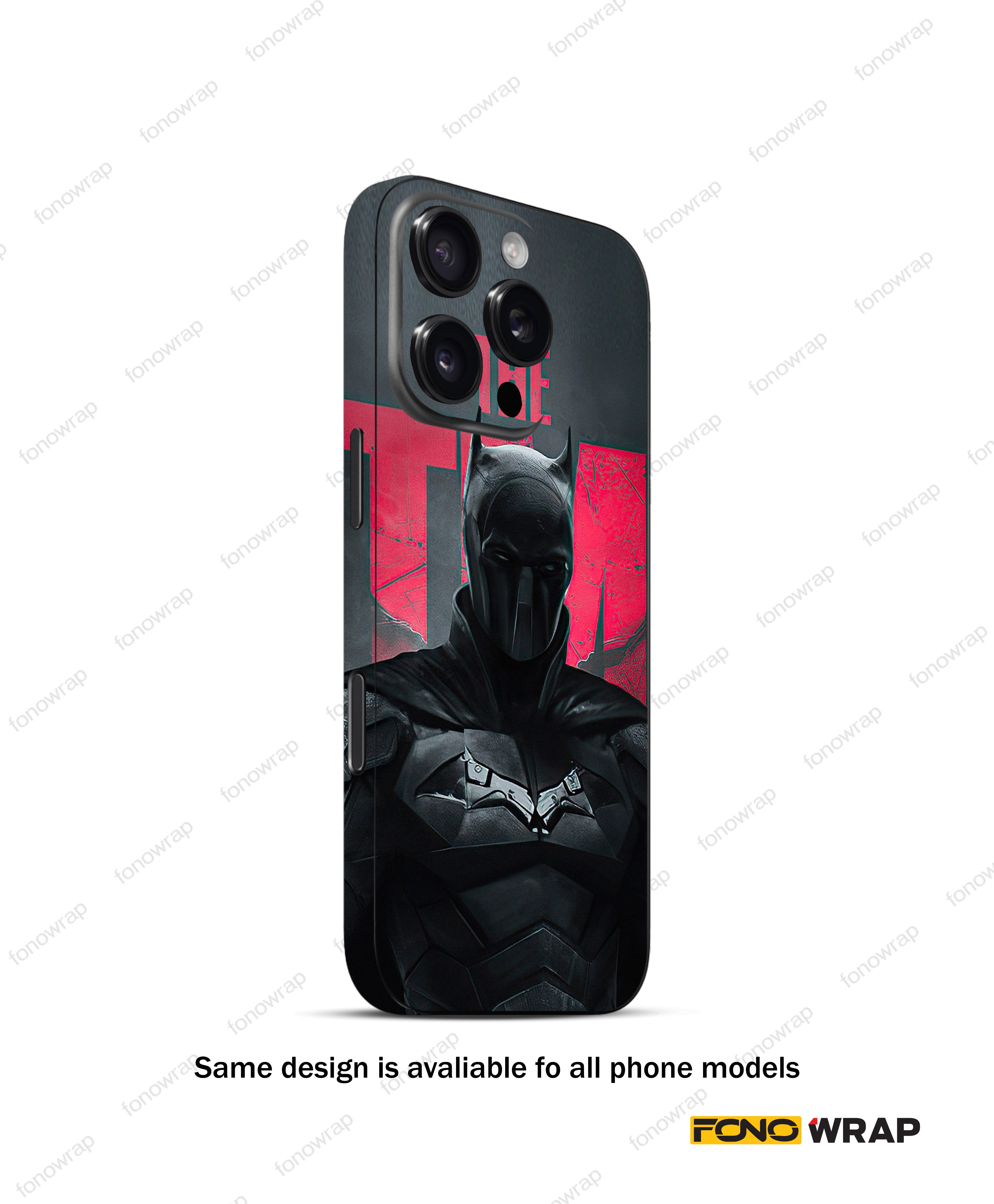 The Bat 3D Embossed Mobile Skin
