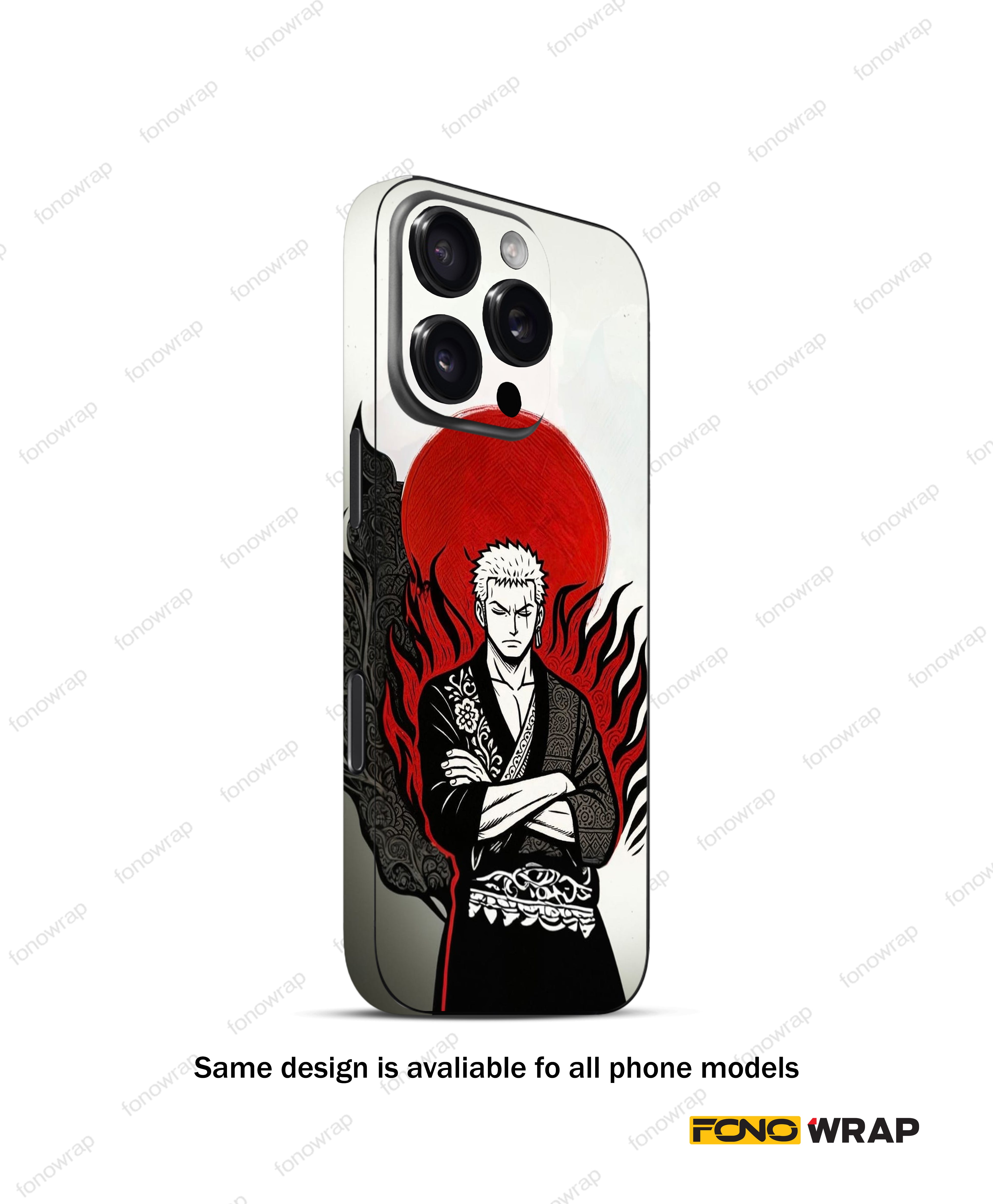 Roronoa Zoro 3D Embossed Mobile Skin