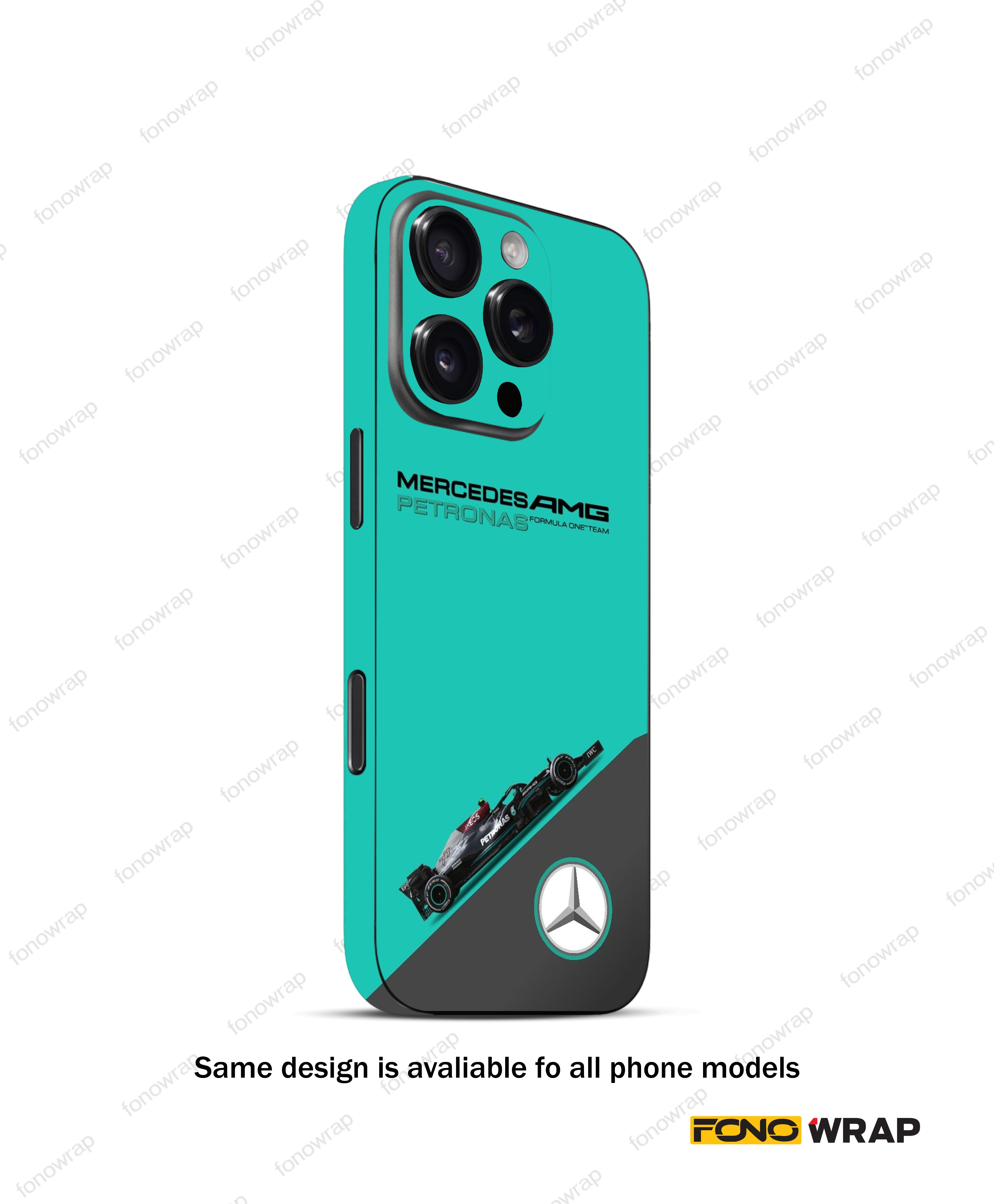 Mercedes AMG 3D Embossed Mobile Skin