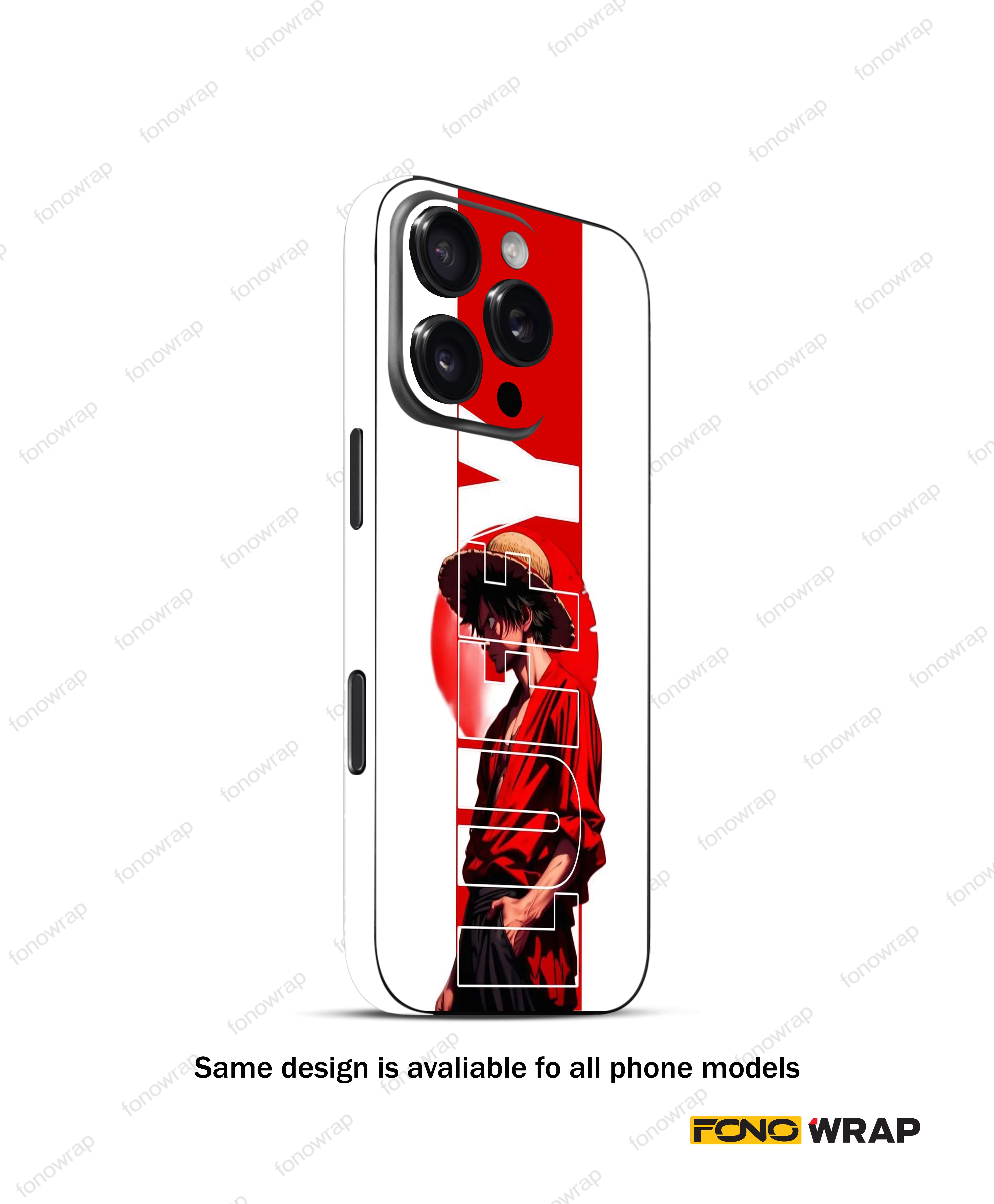 D-Luffy 3D Embossed Mobile Skin
