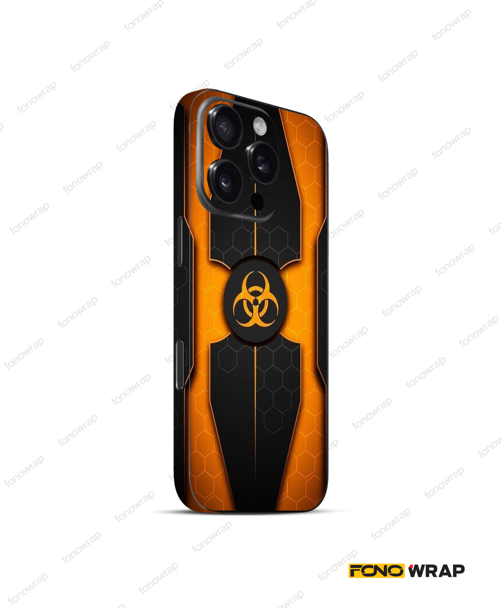 Biohazard Embossed Mobile Skin