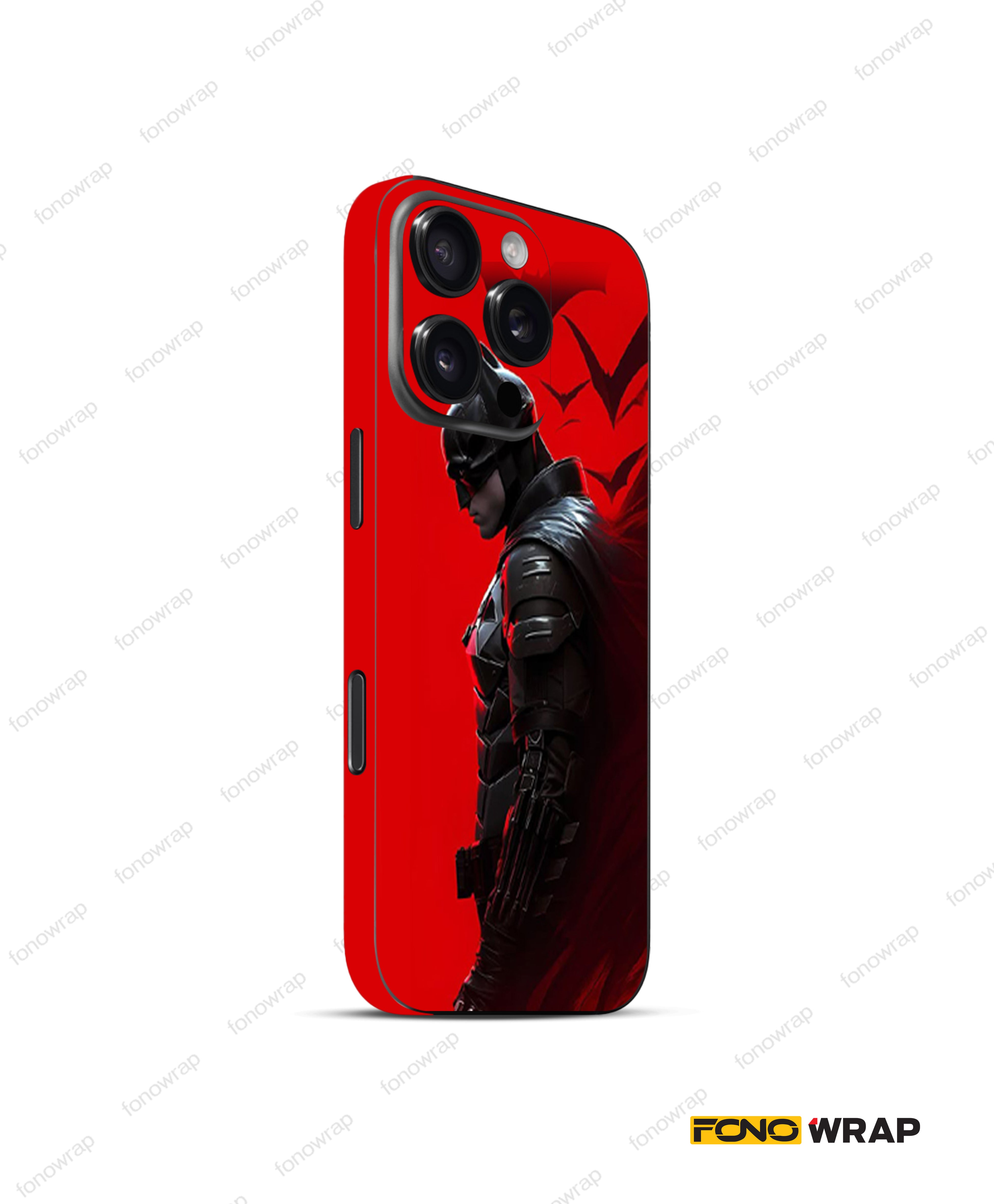 The Black Warden 3D Embossed Mobile Skin